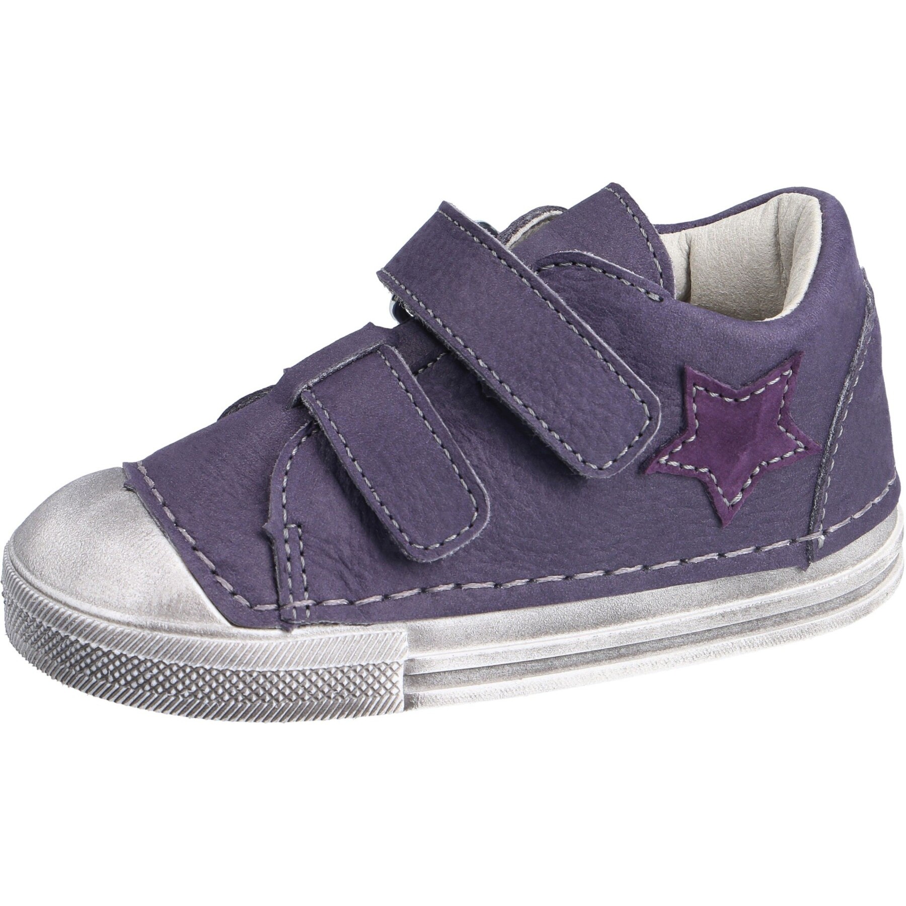 graue lauflernschuhe 3-4 ansicht