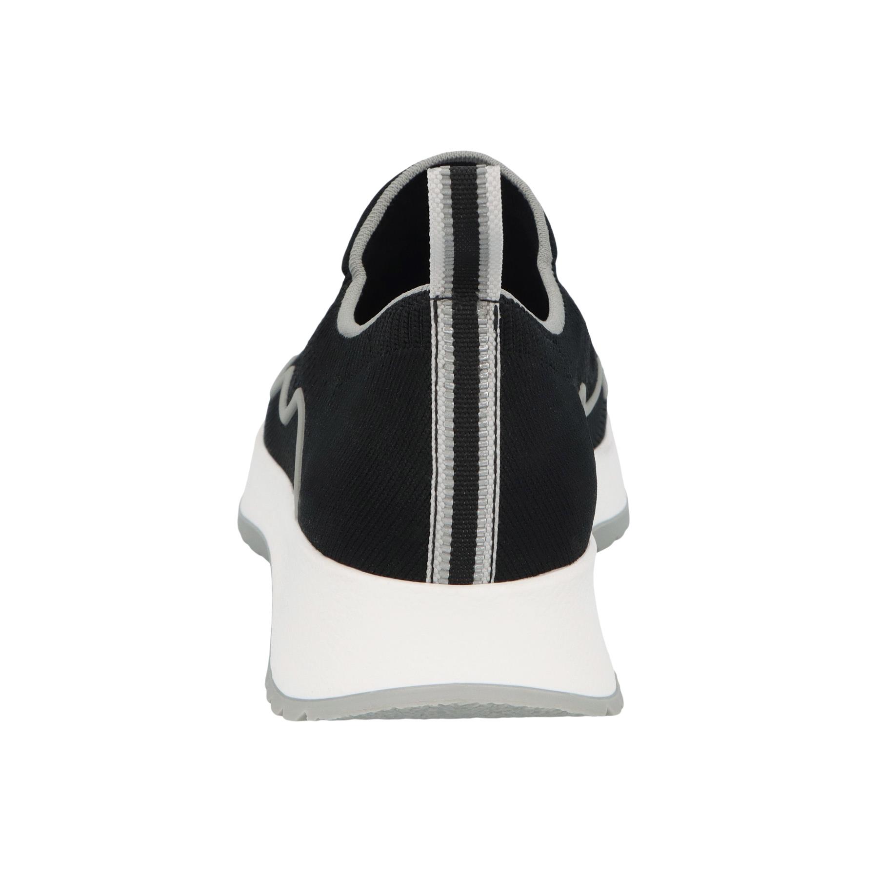 schwarze sneaker hinteransicht