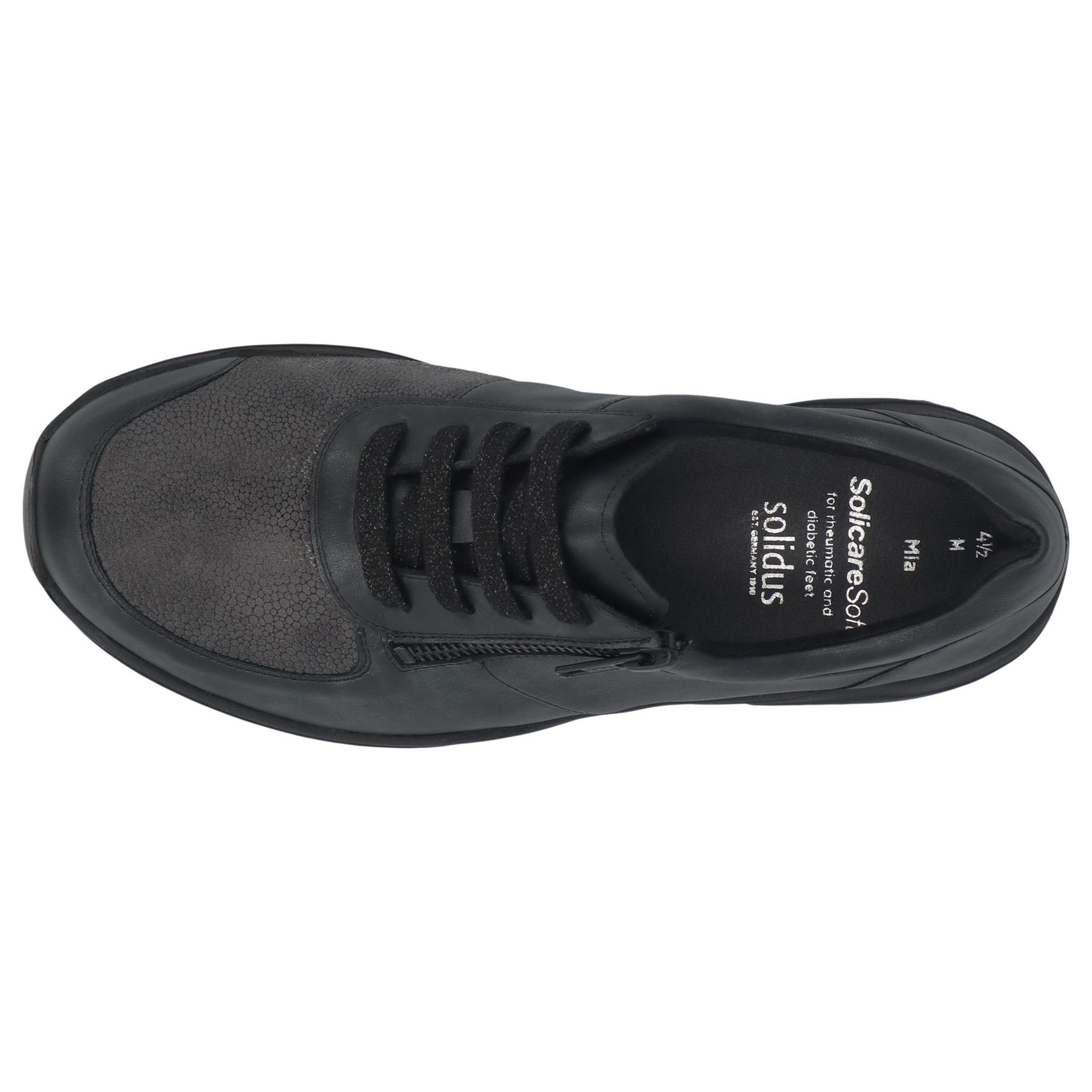 graue halbschuh draufsicht