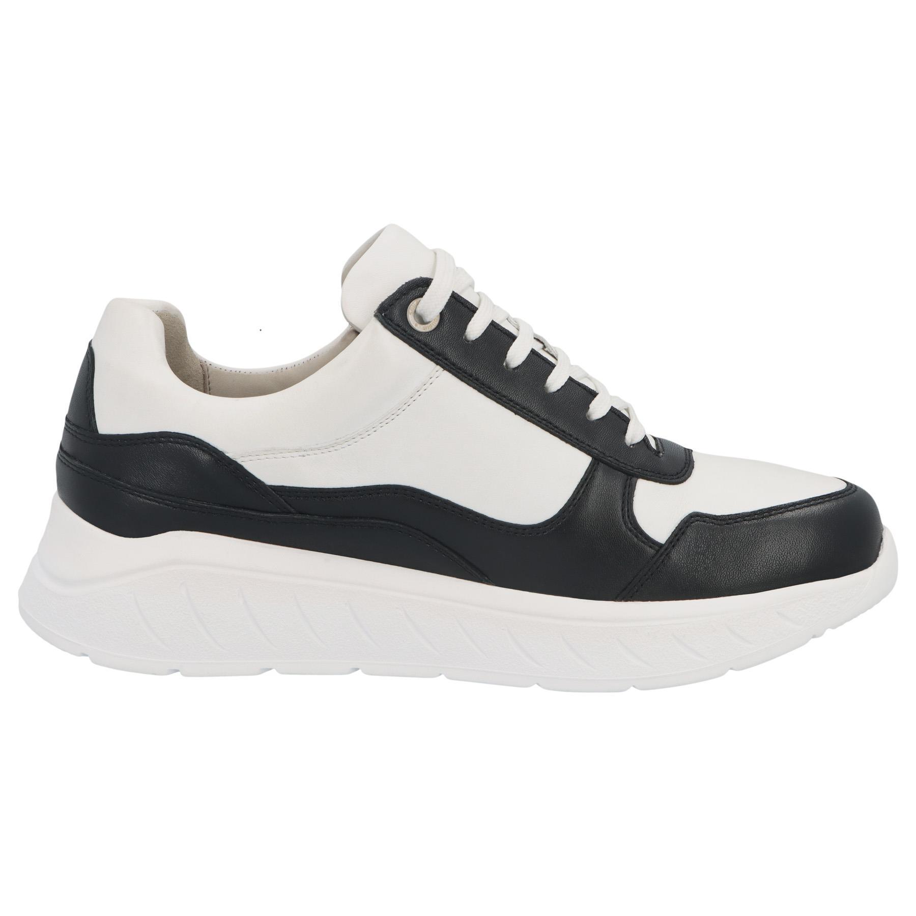 weiße halbschuh seitenansicht rechts