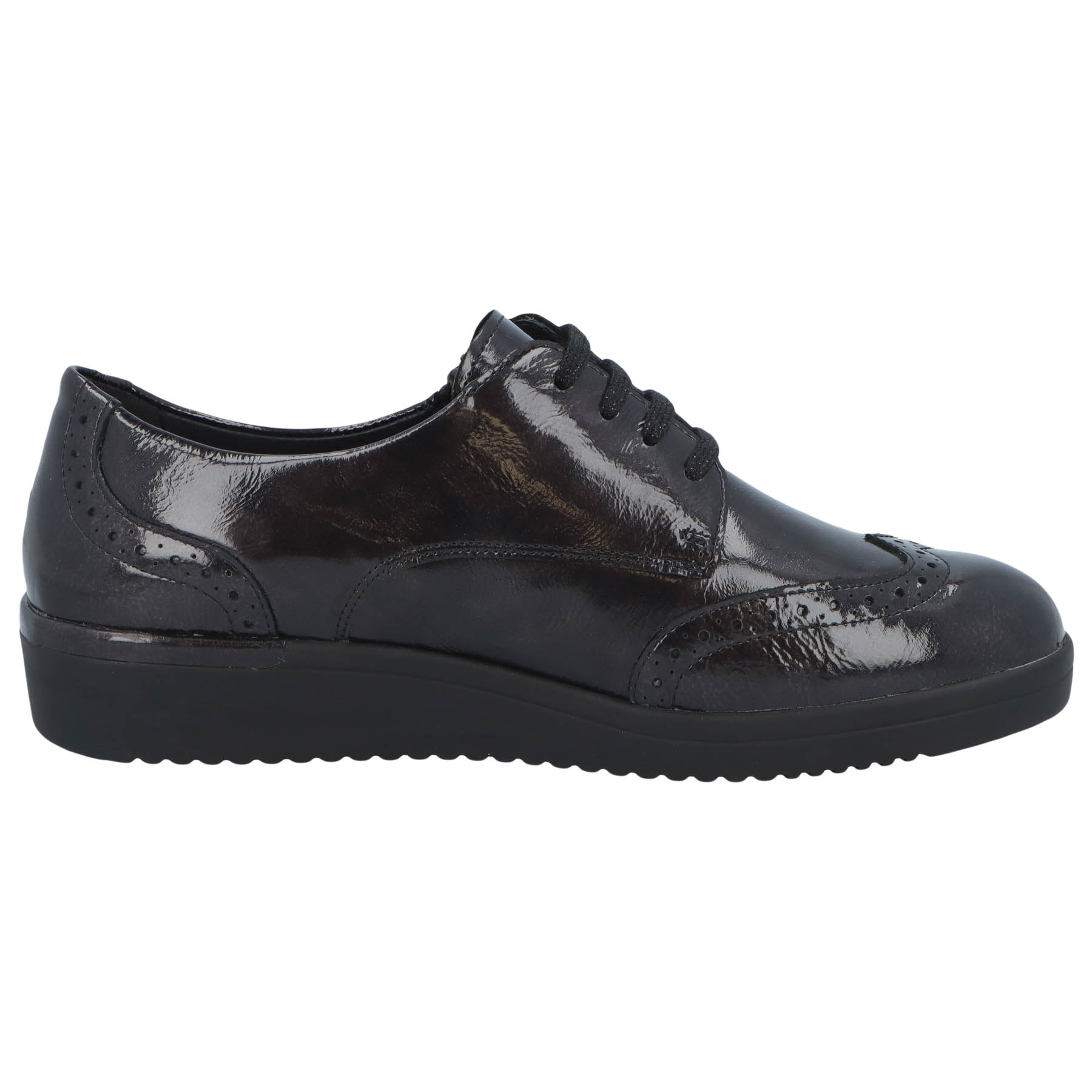 graue halbschuh seitenansicht rechts