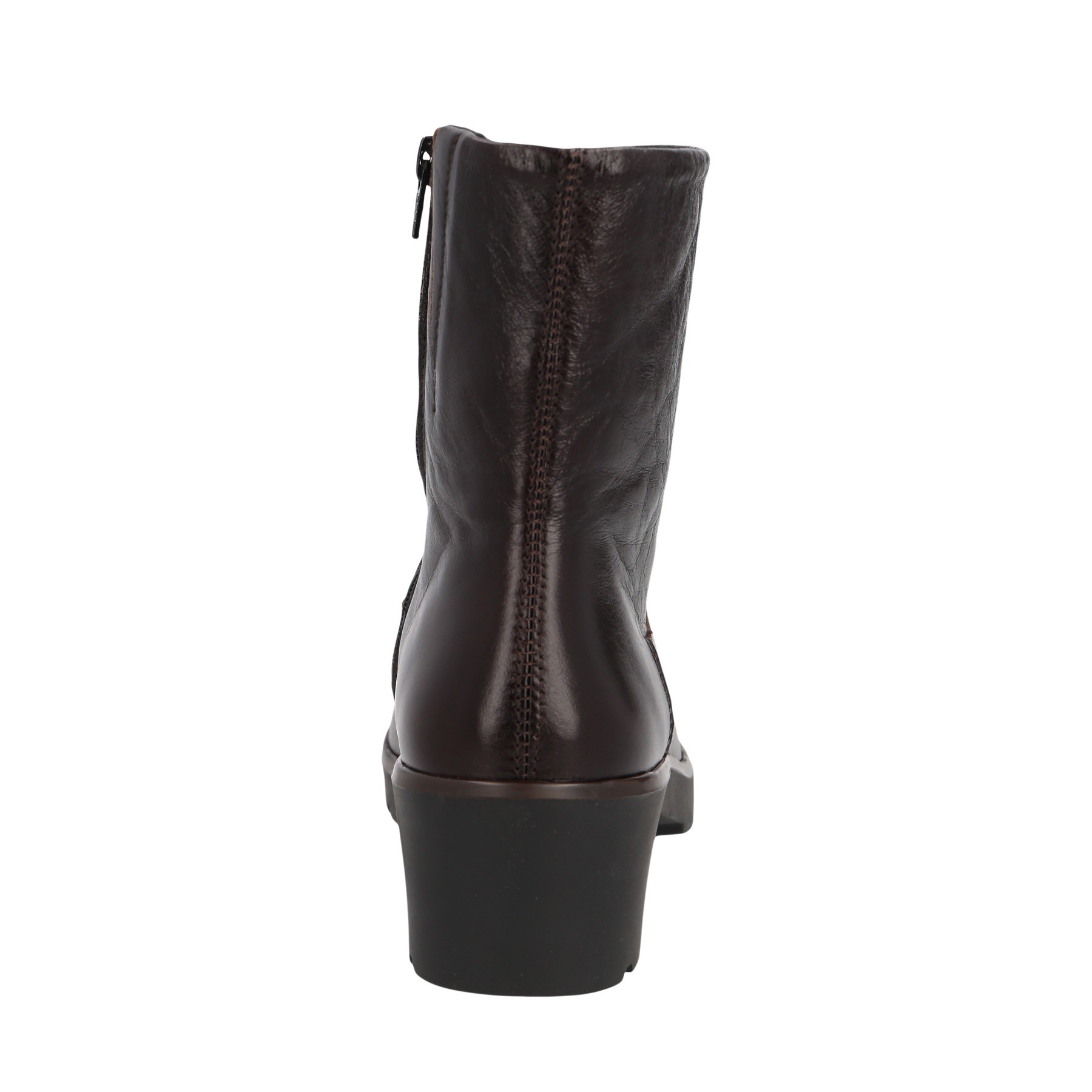 braune stiefel hinteransicht