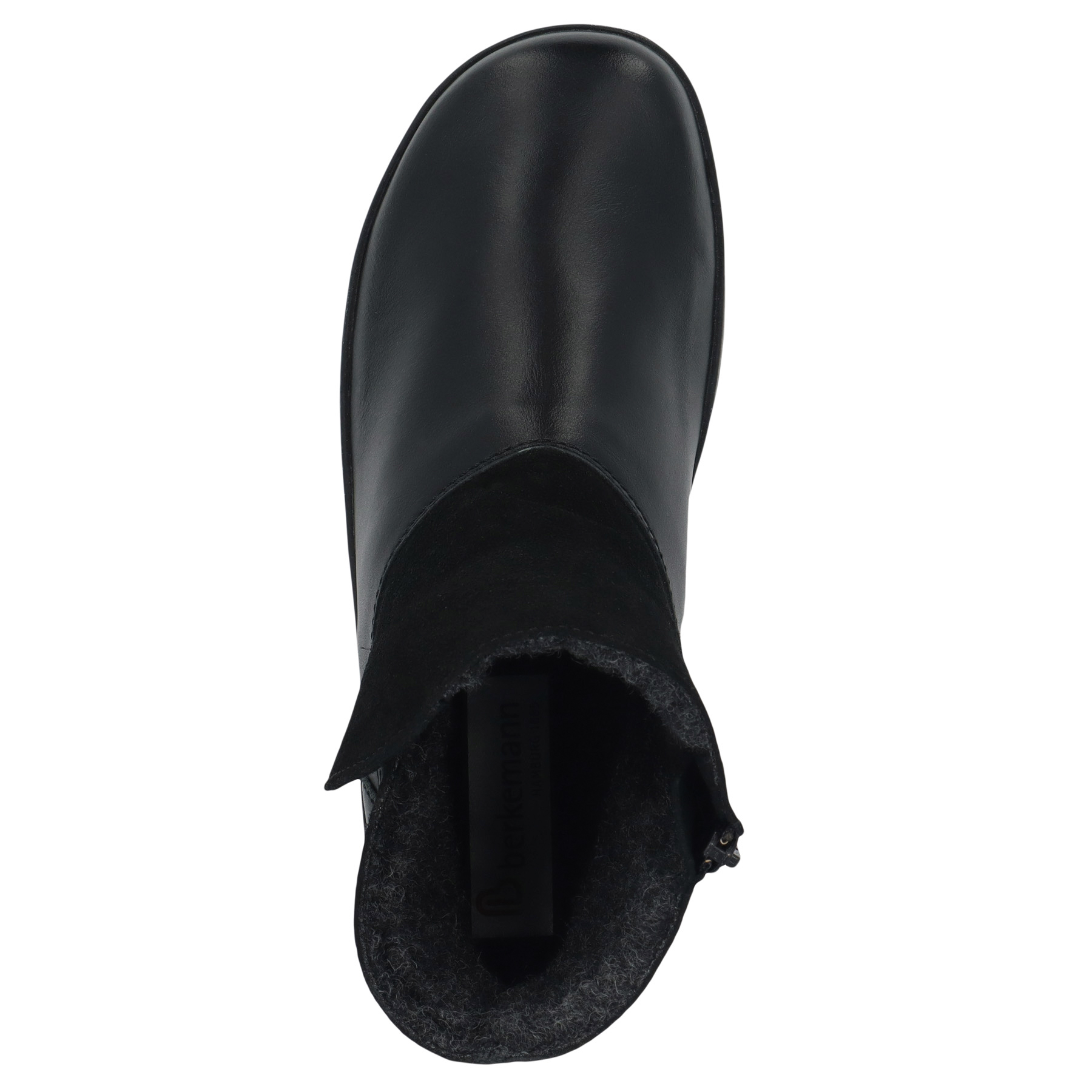 schwarze stiefeletten draufsicht