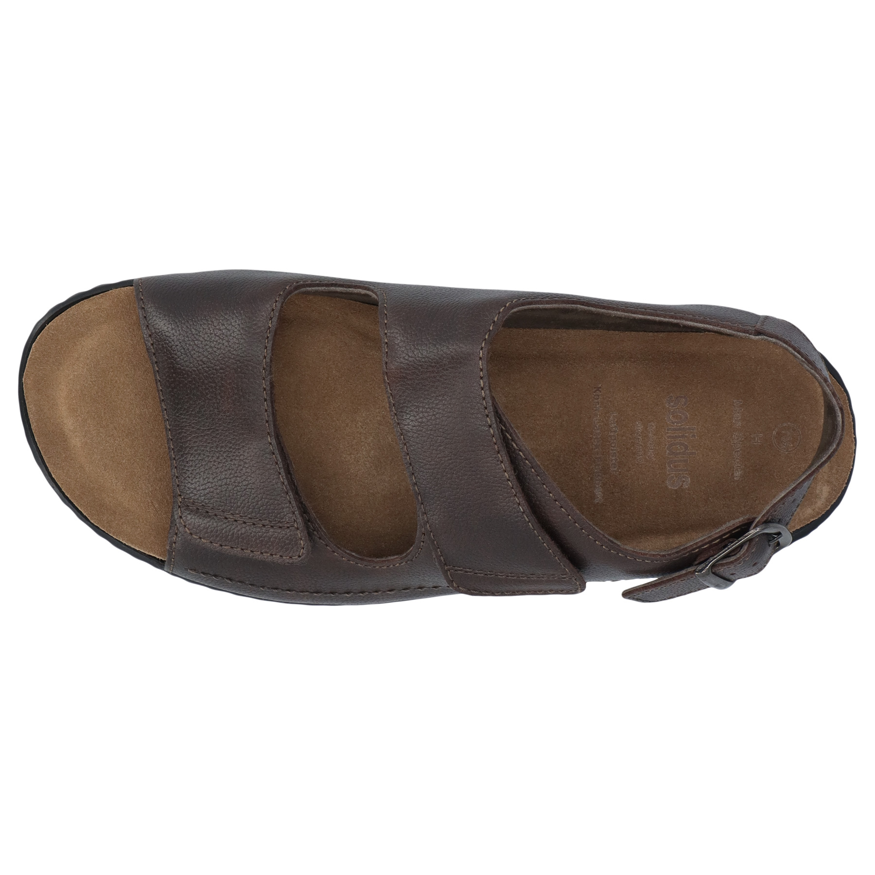 braune sandale draufsicht