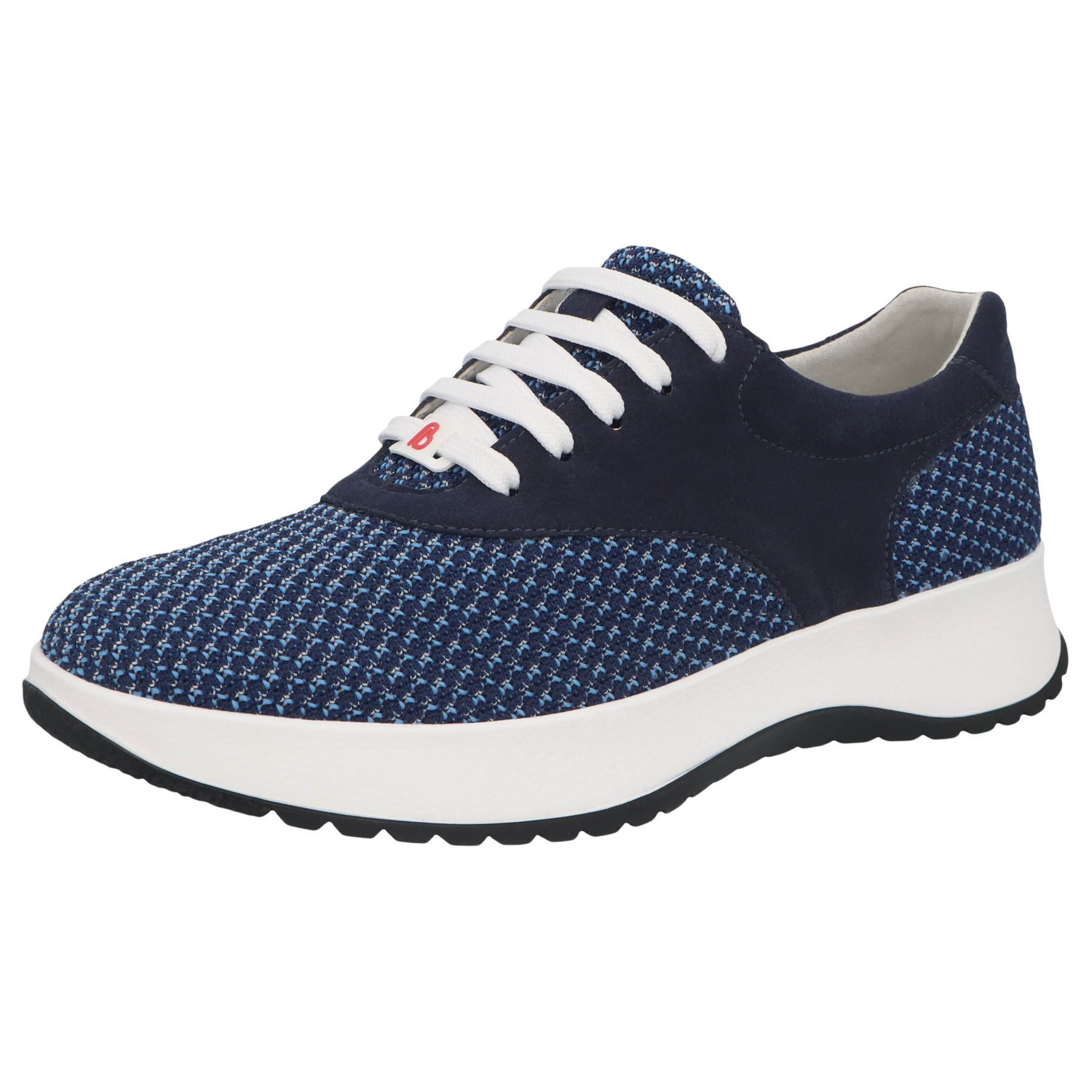 blaue halbschuh 3-4 ansicht