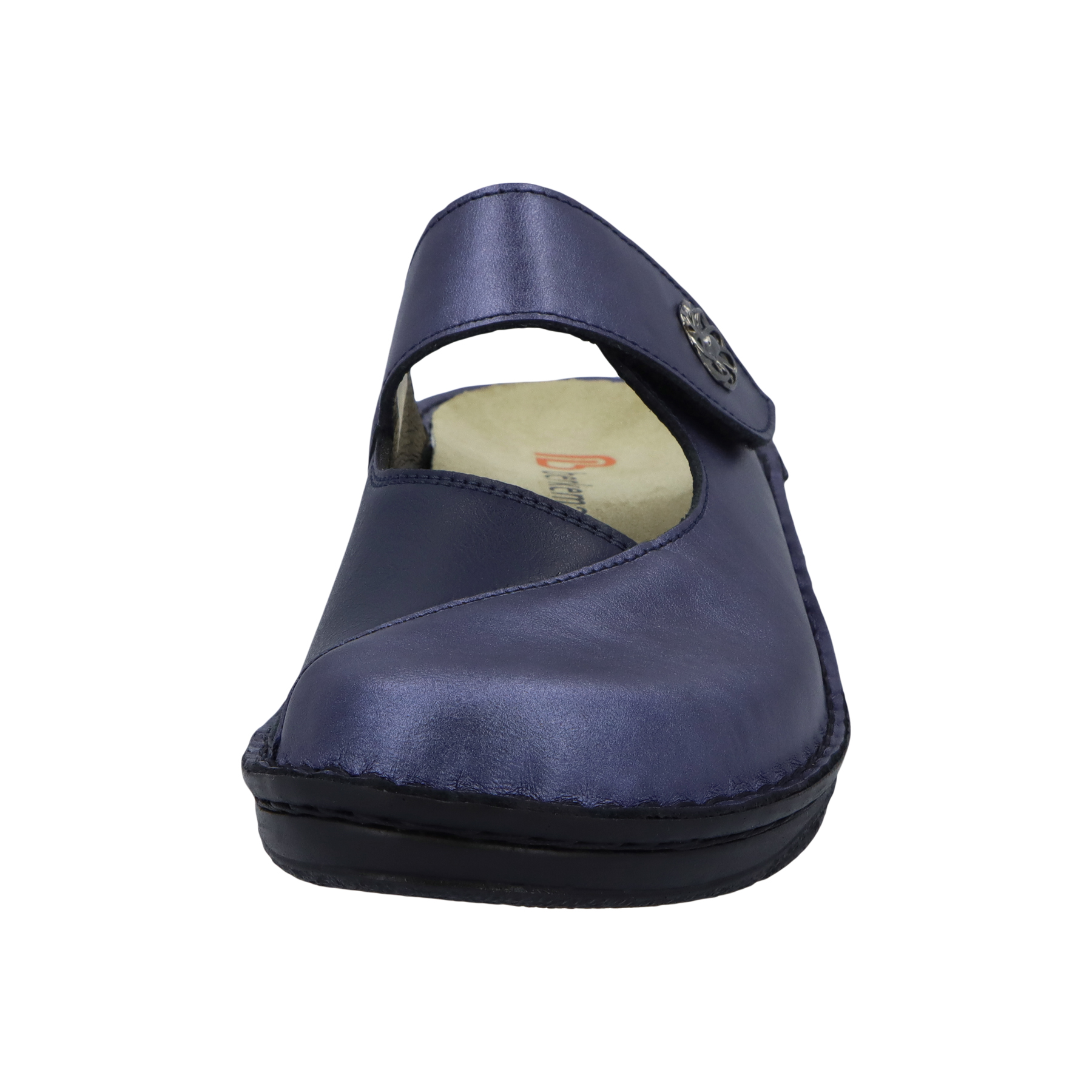 blaue clogs vorderansicht