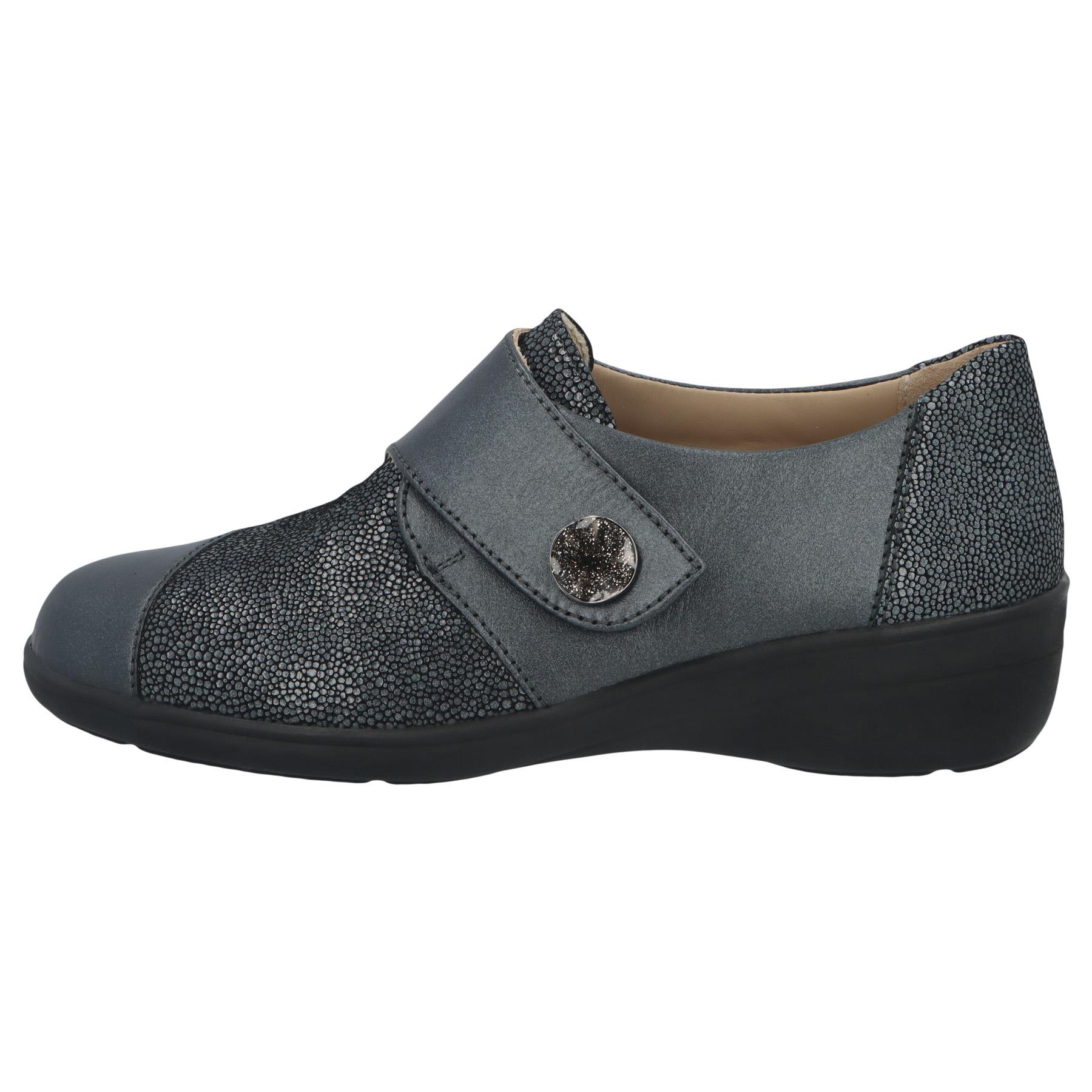 graue slipper seitenansicht links