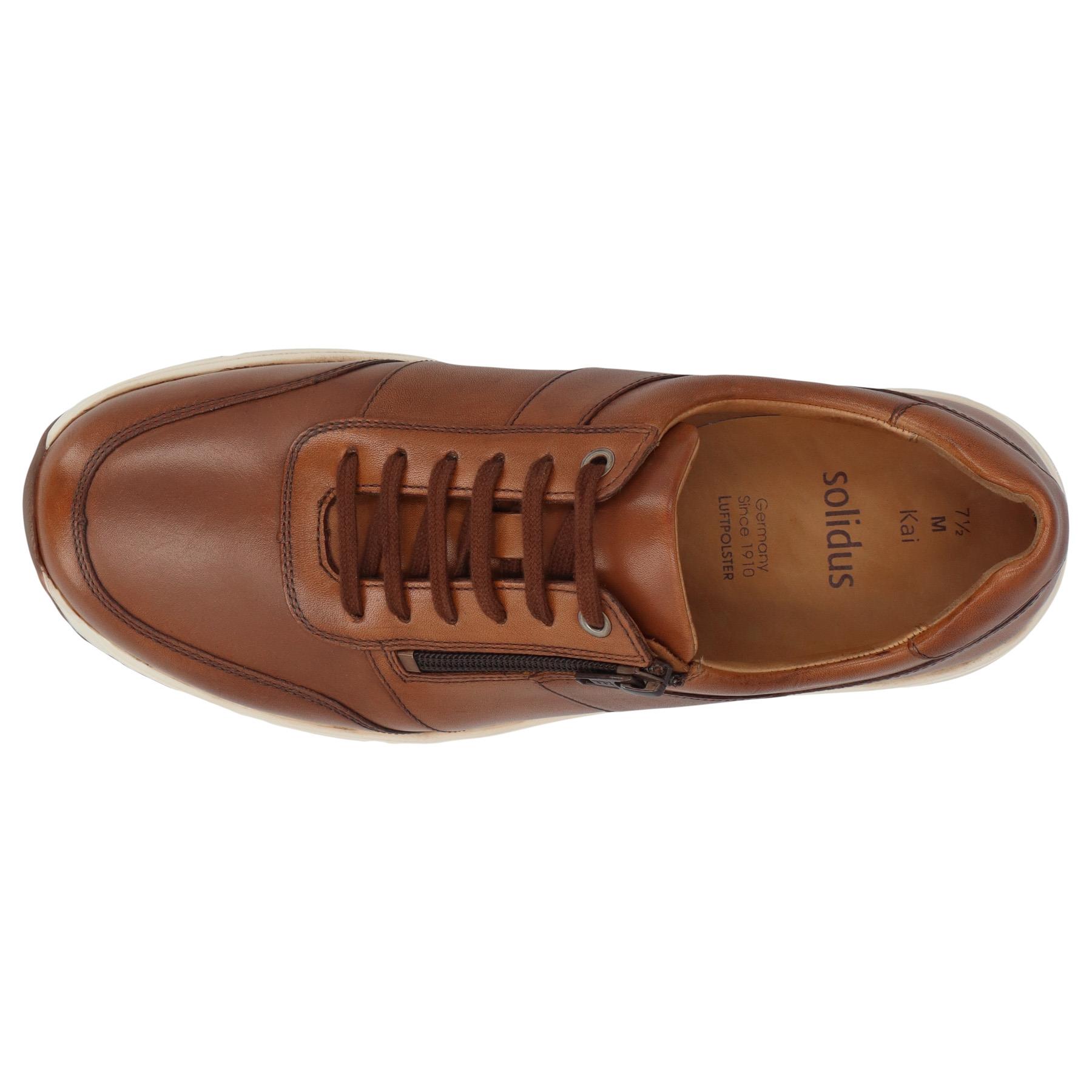 braune halbschuh draufsicht