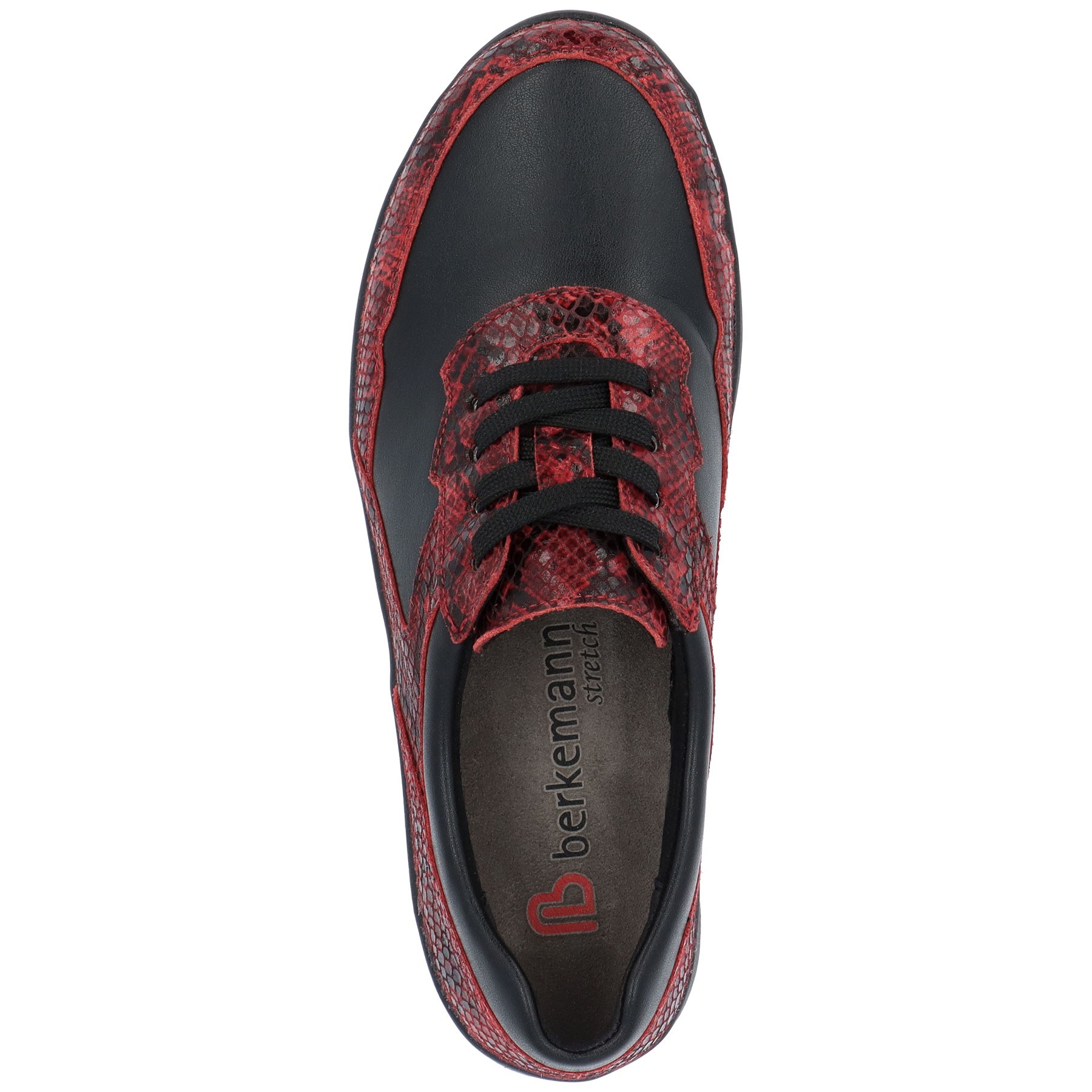 rote halbschuh draufsicht