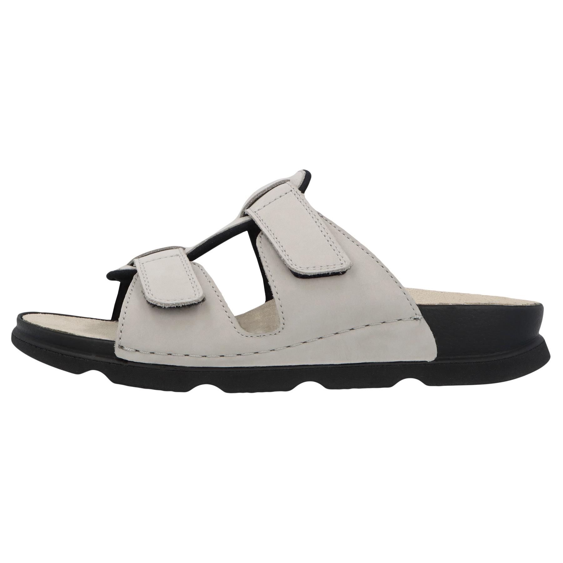 graue pantolette seitenansicht links