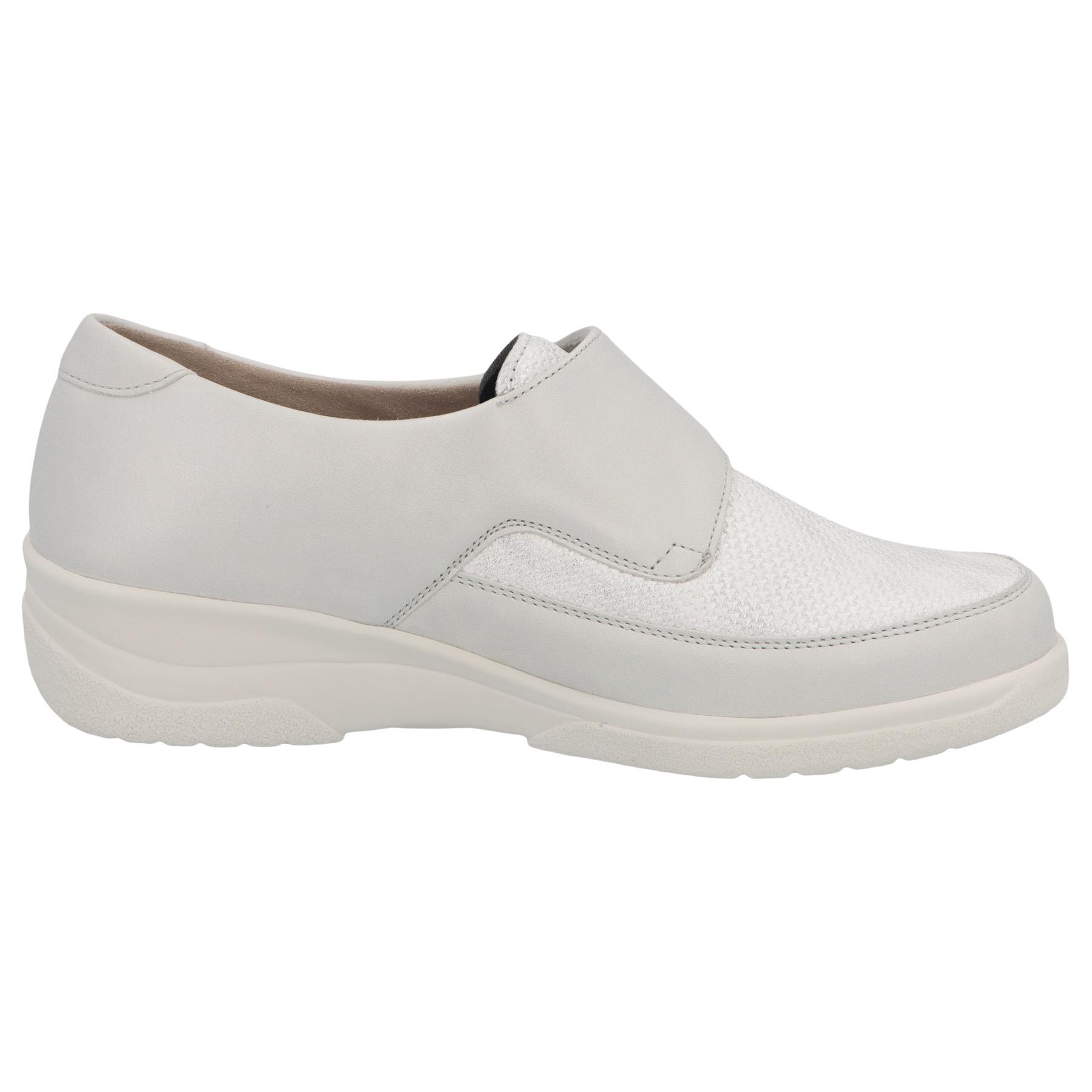 weiße slipper seitenansicht rechts