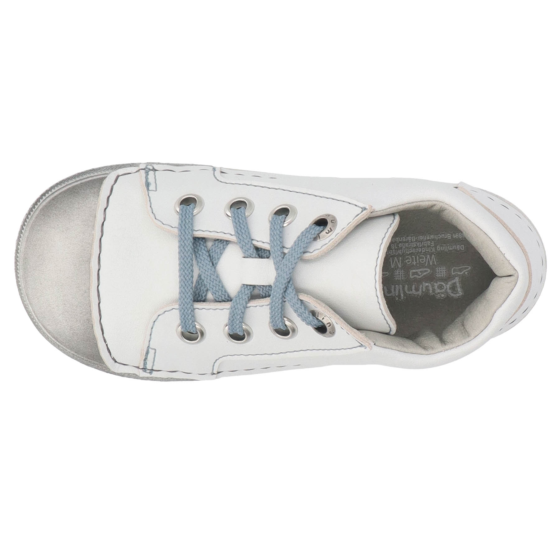 mehrfarbige lauflernschuhe draufsicht