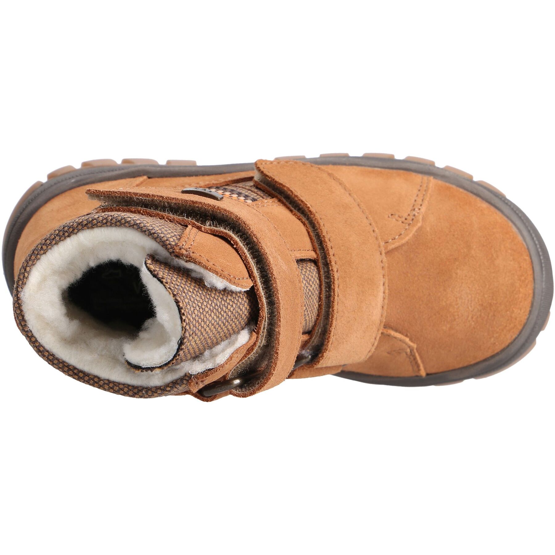 braune stiefeletten draufsicht