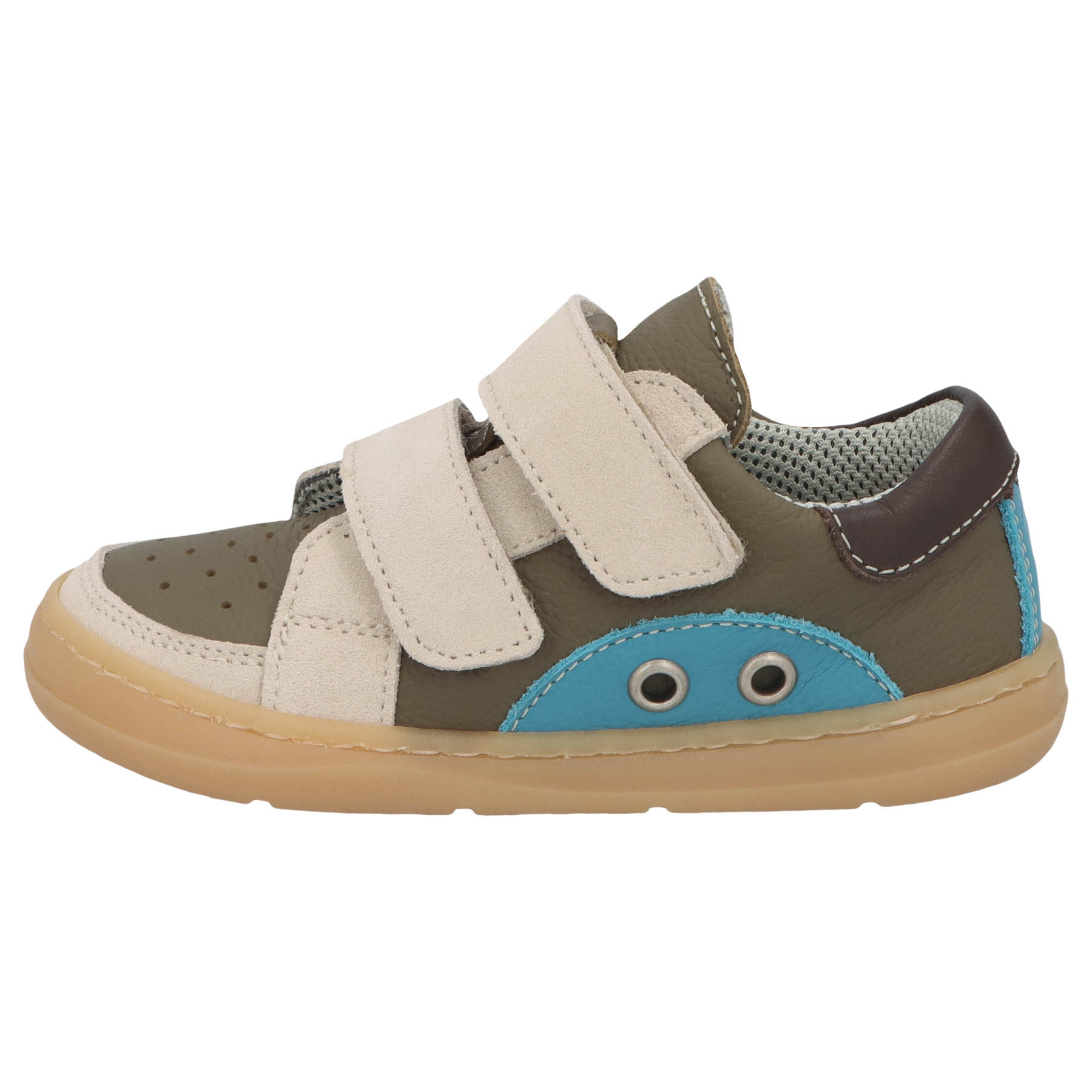 weiße lauflernschuhe seitenansicht links