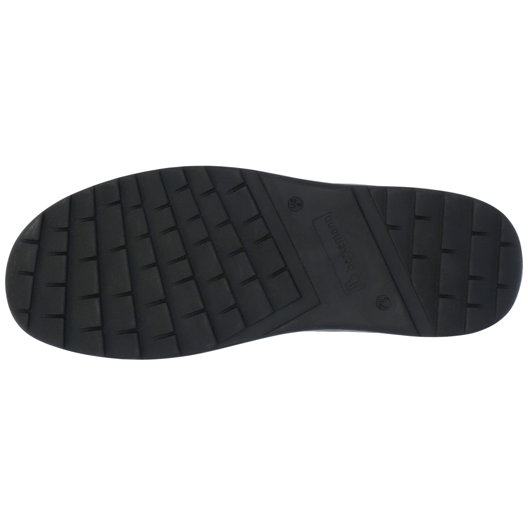 schwarze halbschuh sohlenansicht