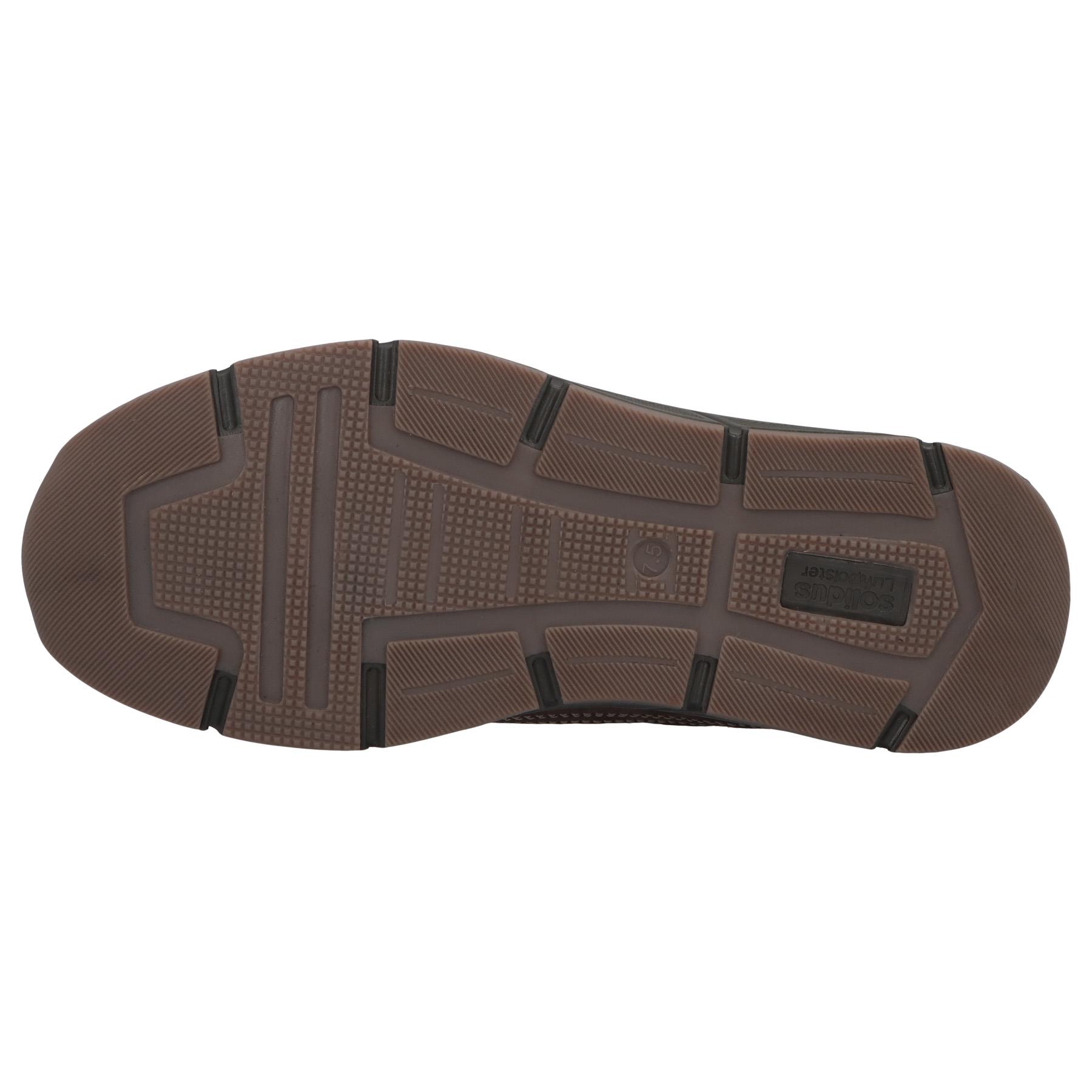 braune halbschuh sohlenansicht