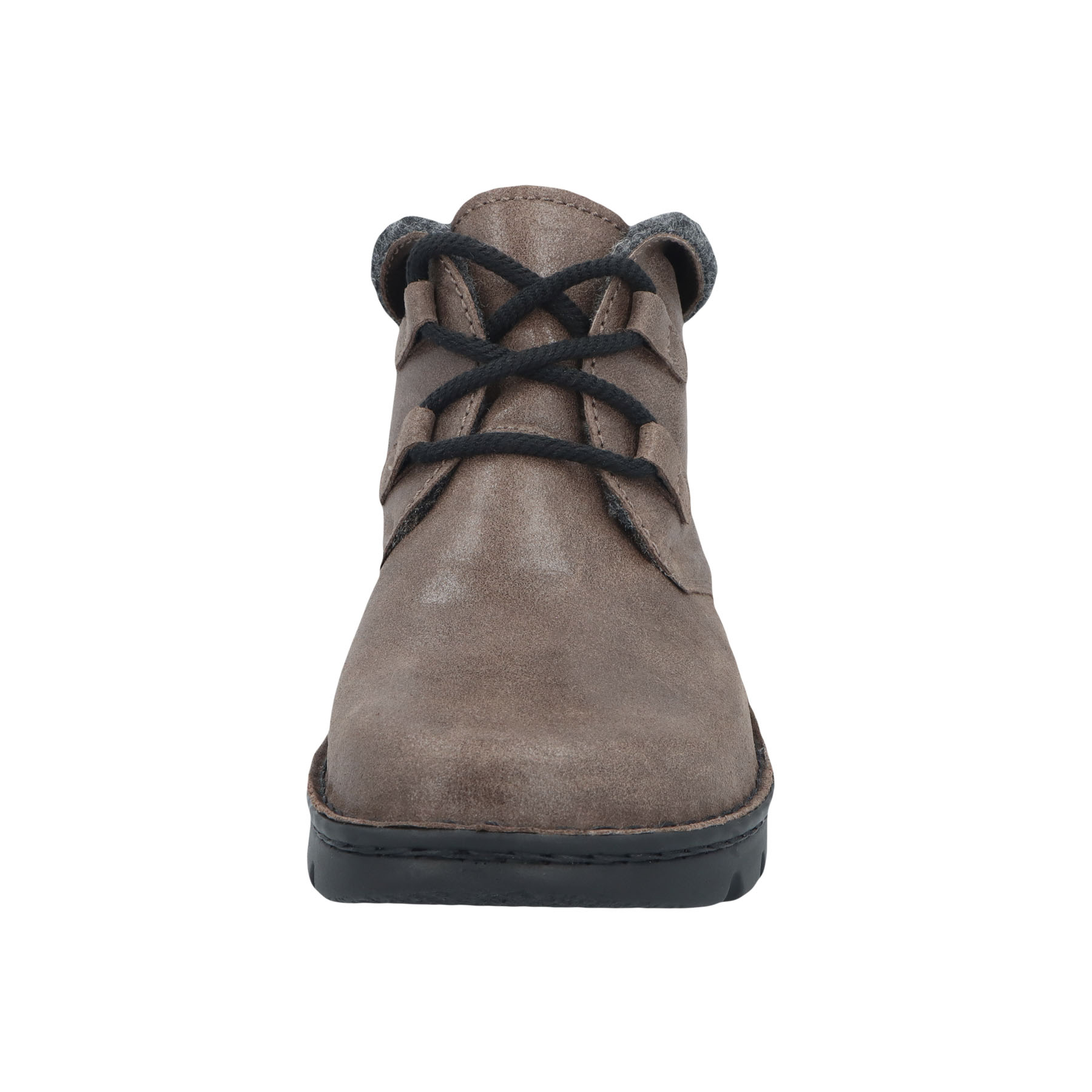 braune stiefeletten vorderansicht