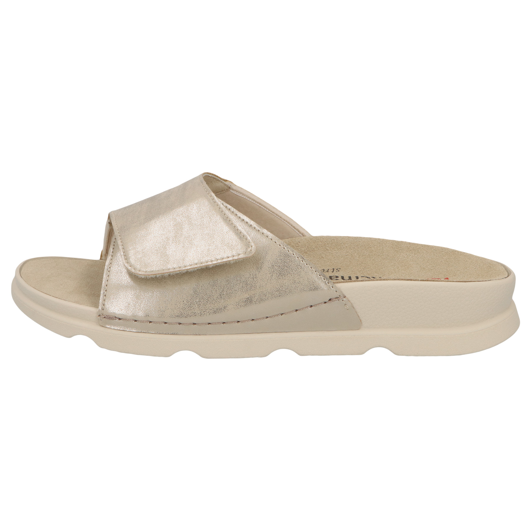 mehrfarbige pantolette seitenansicht links