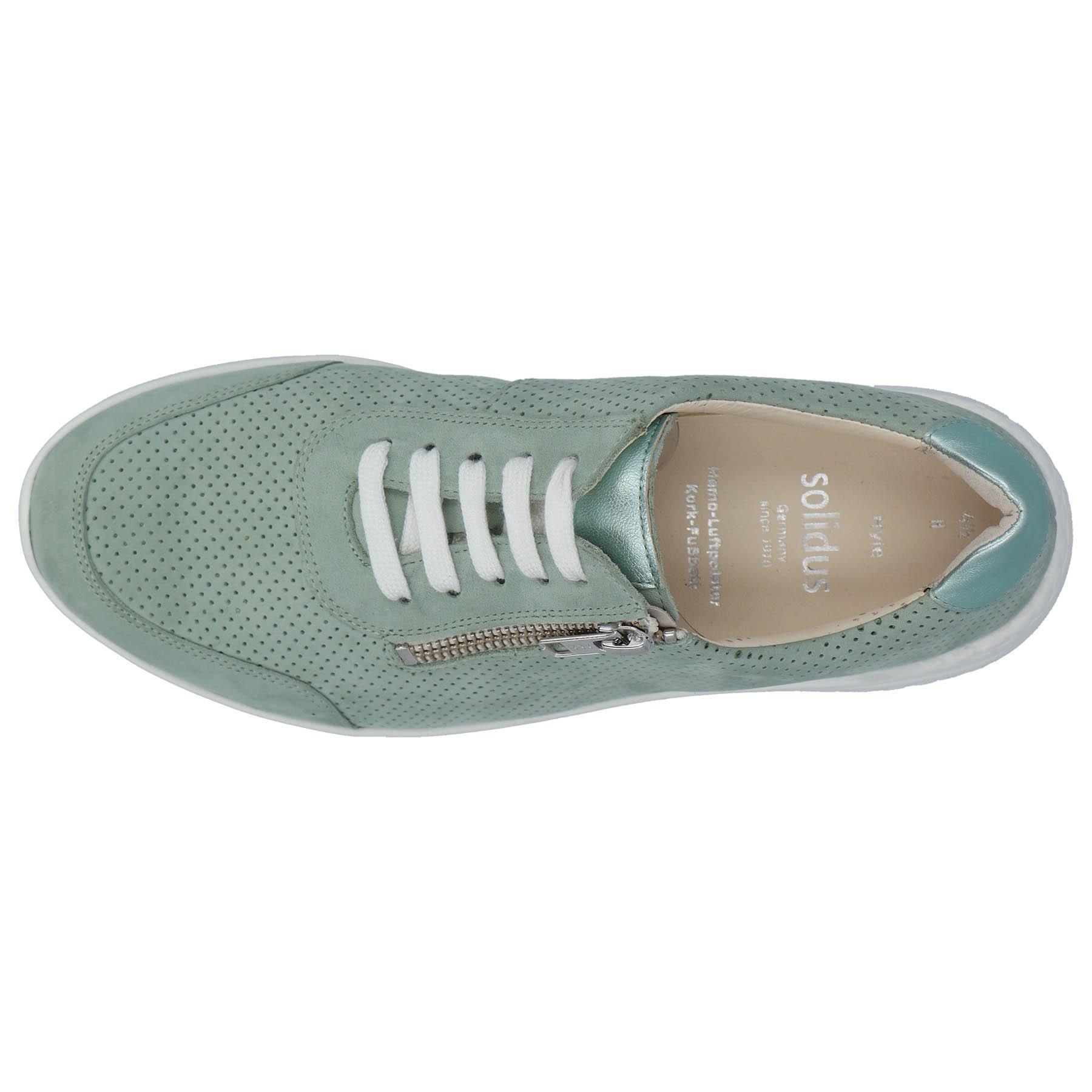 grüne halbschuh draufsicht