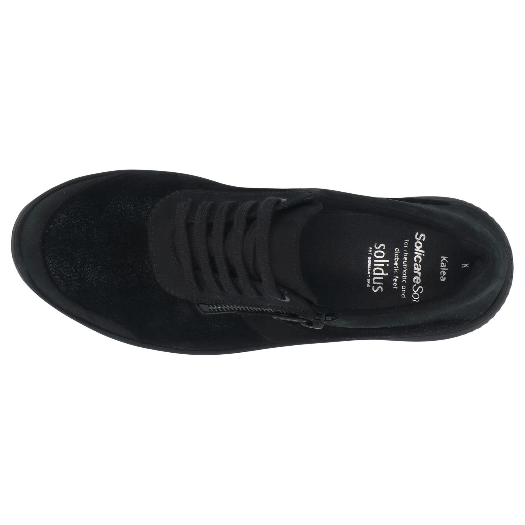 schwarze halbschuh draufsicht