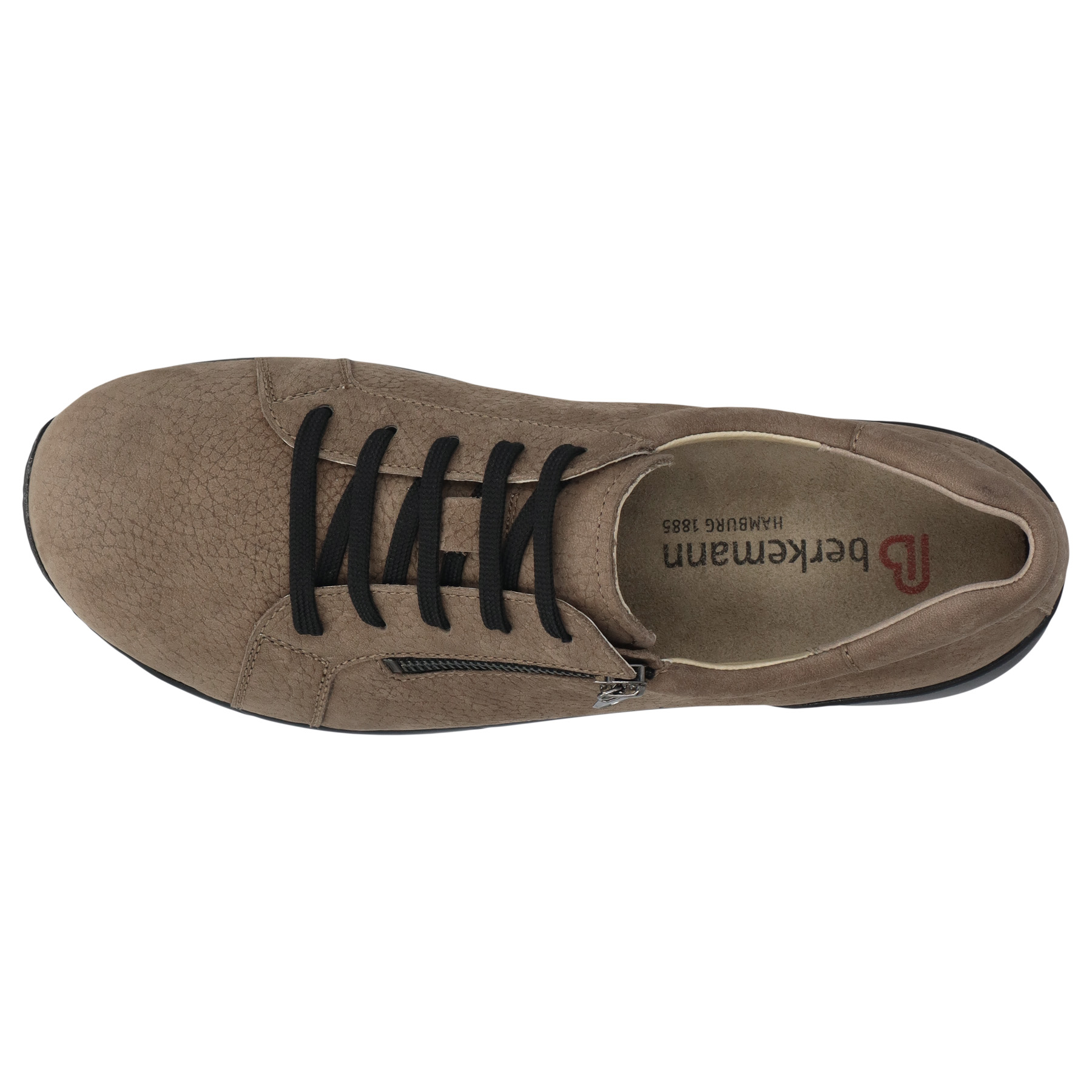 braune halbschuh draufsicht