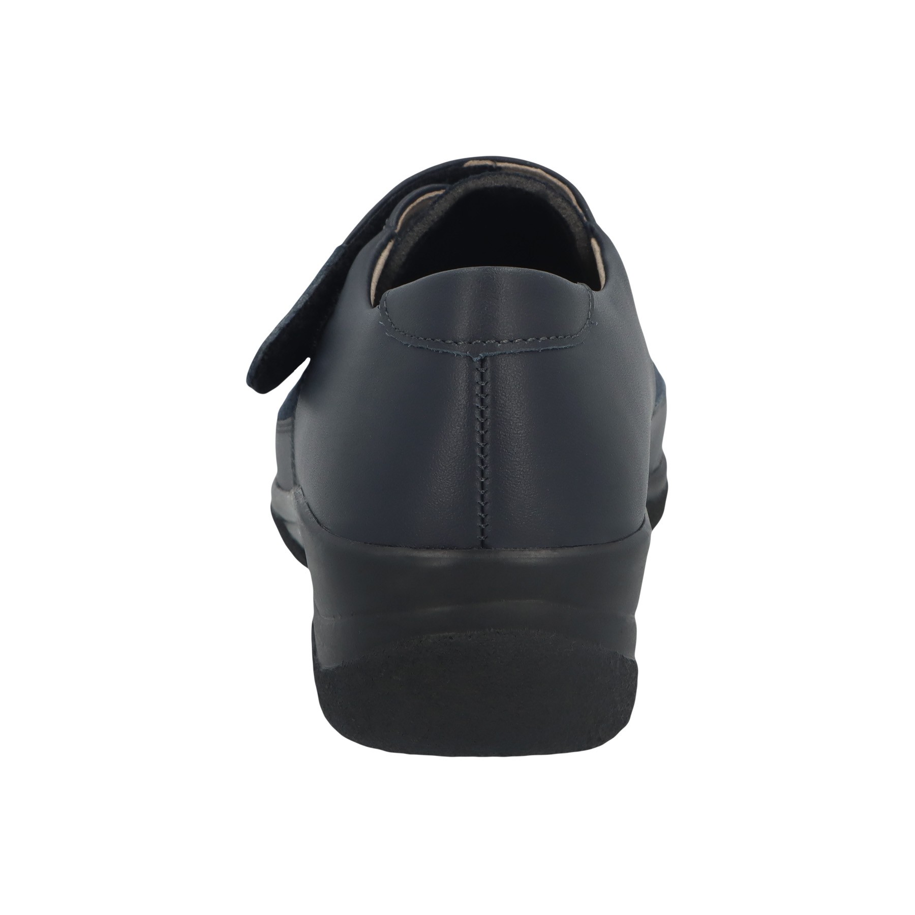 blaue slipper hinteransicht