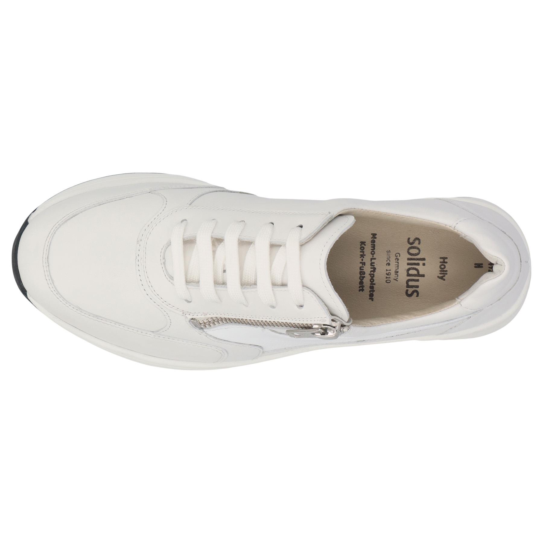 weiße halbschuh draufsicht