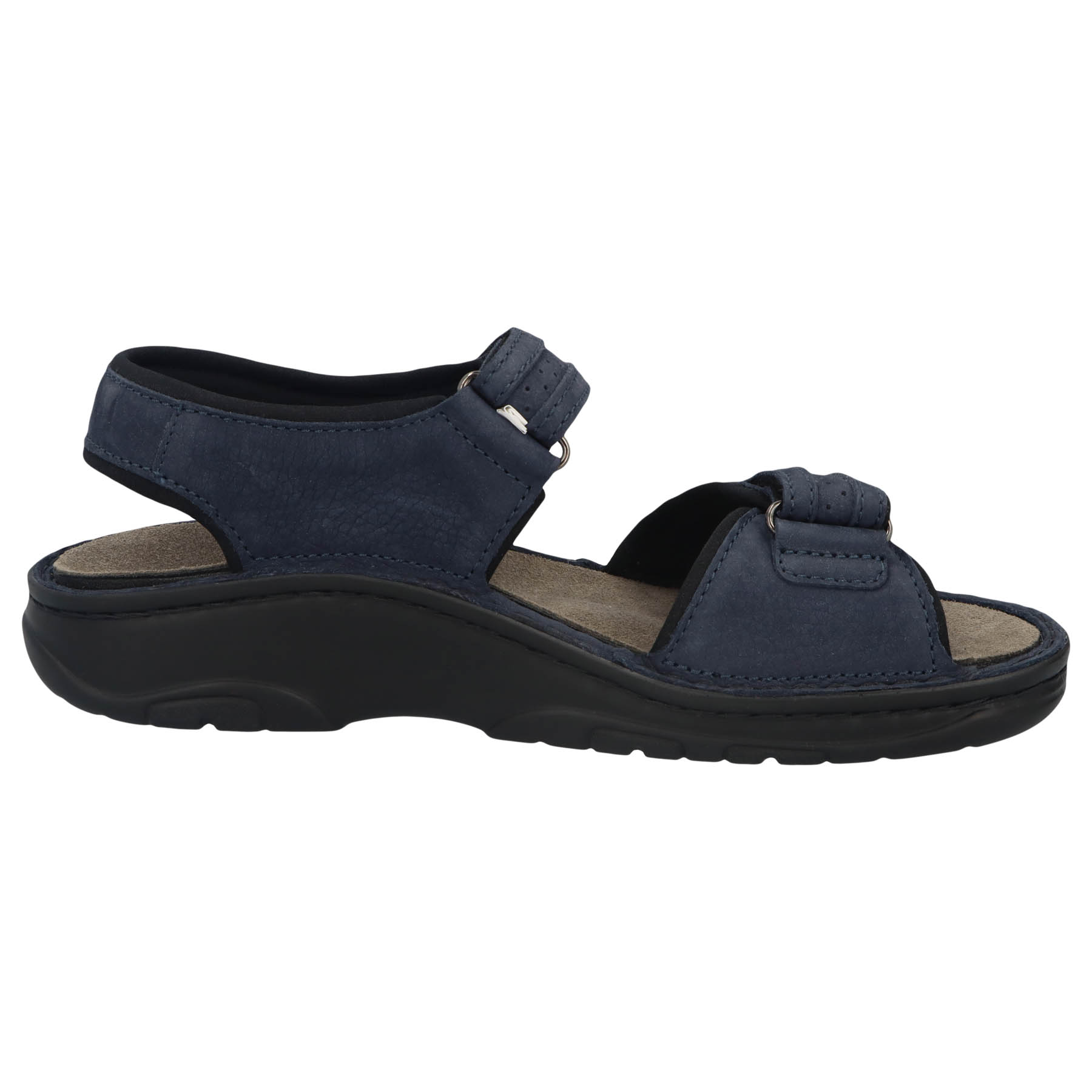 blaue sandale seitenansicht rechts