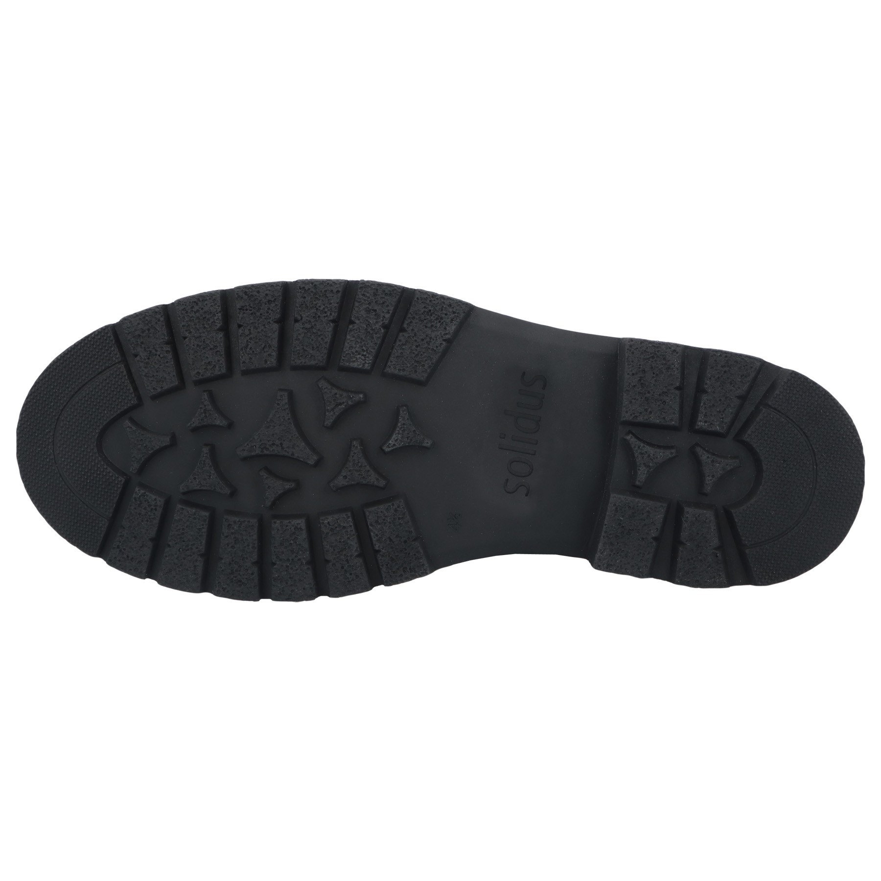 schwarze stiefel sohlenansicht
