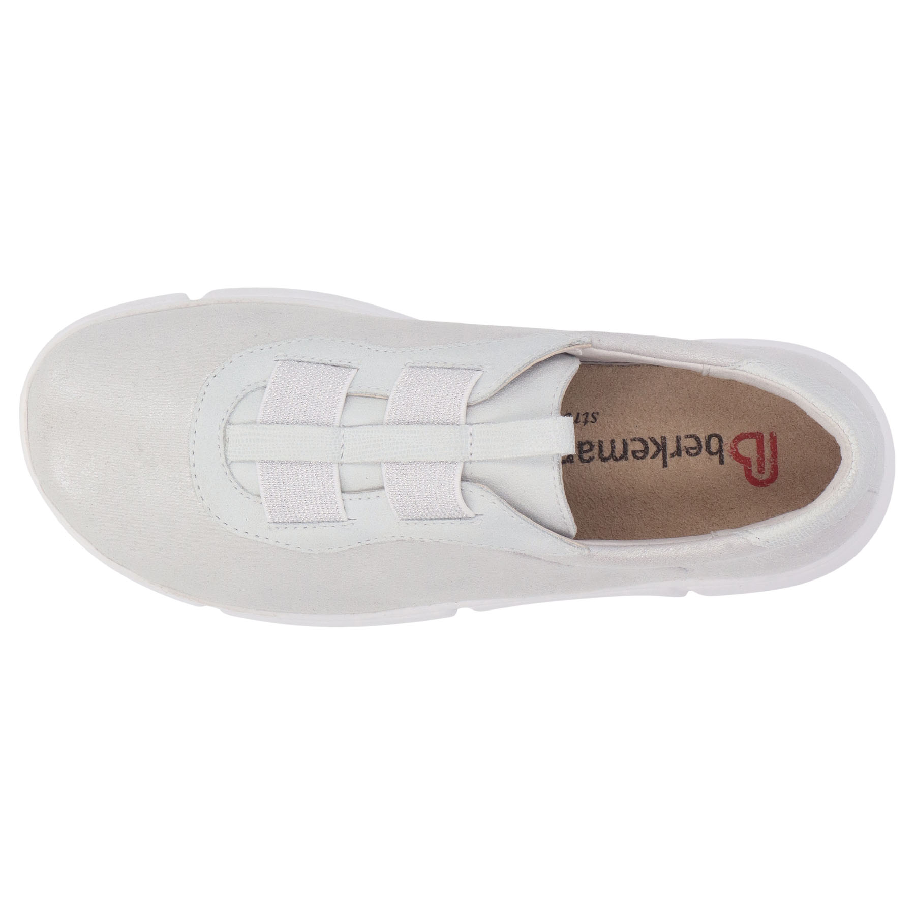 weiße halbschuh draufsicht