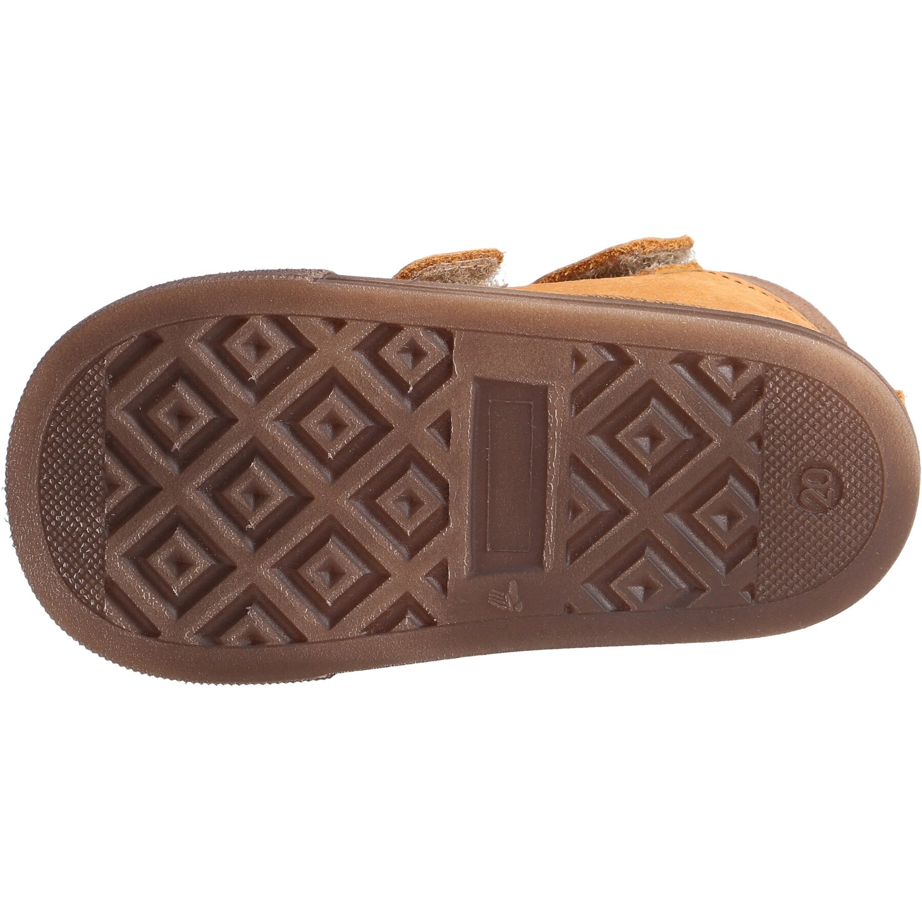 braune lauflernschuhe sohlenansicht