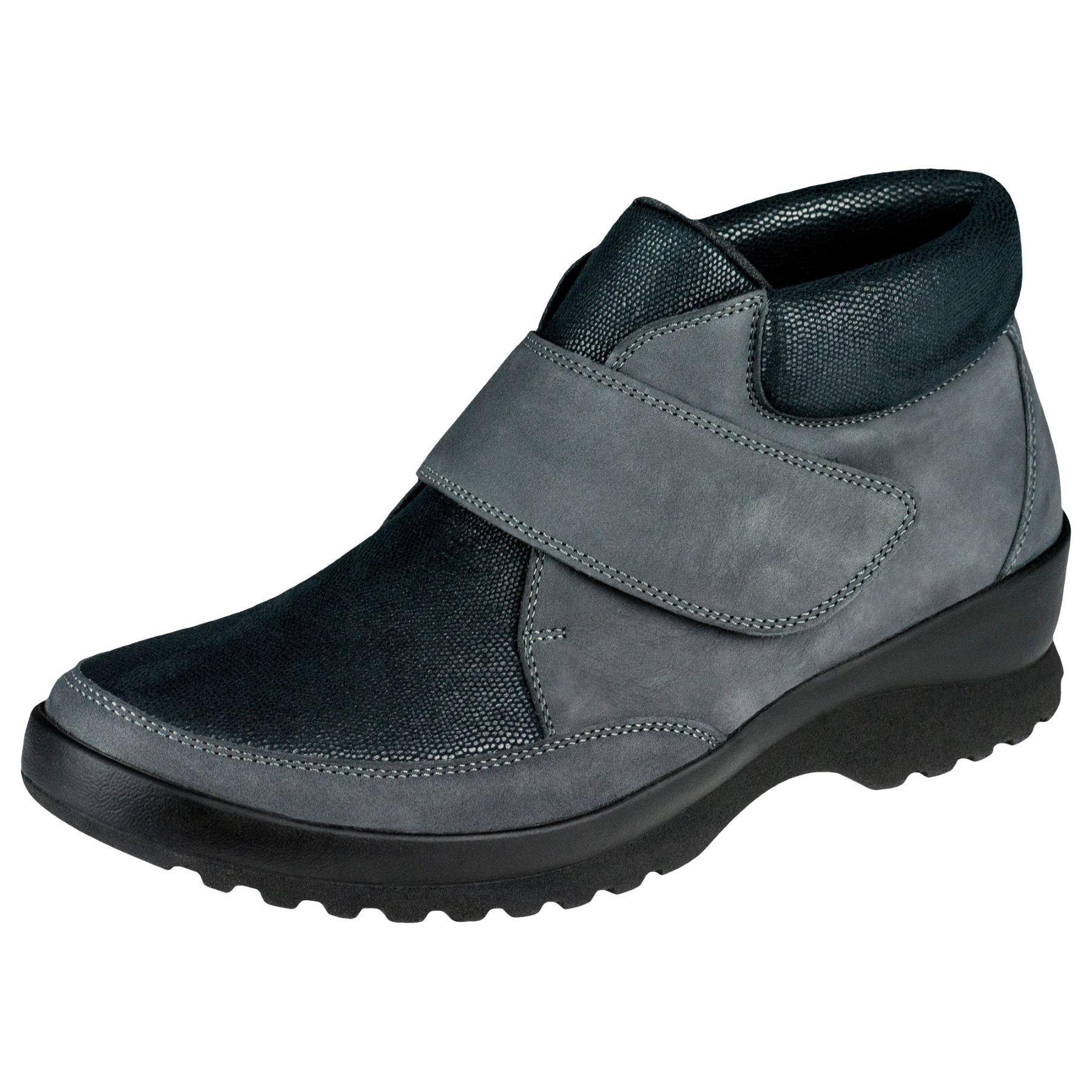 graue stiefeletten 3-4 ansicht