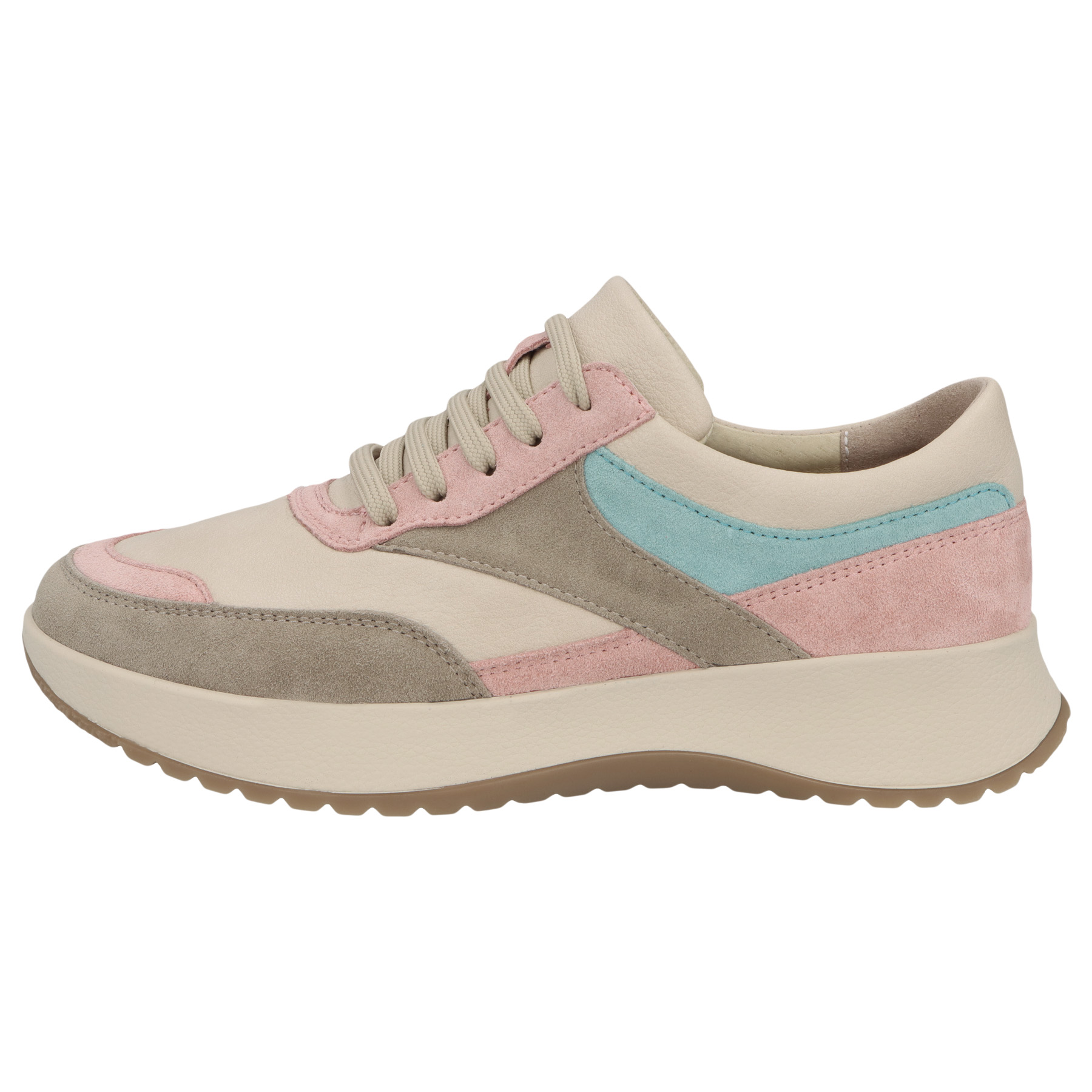 mehrfarbige sneaker seitenansicht links