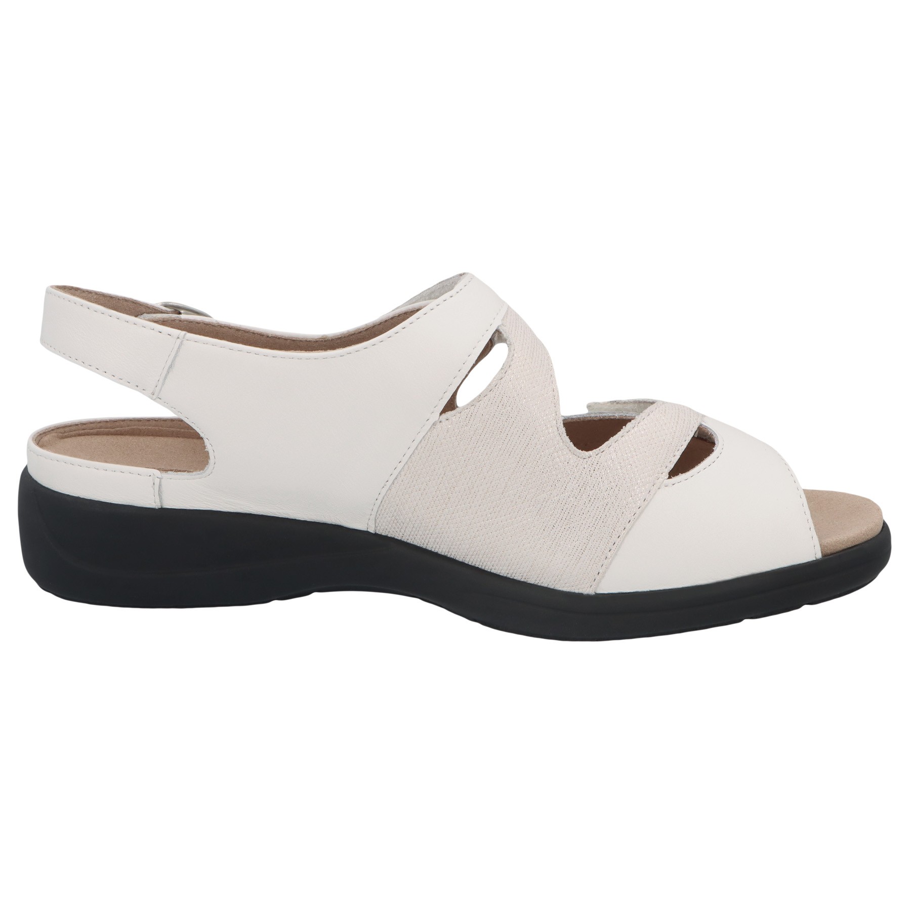 weiße sandale seitenansicht rechts