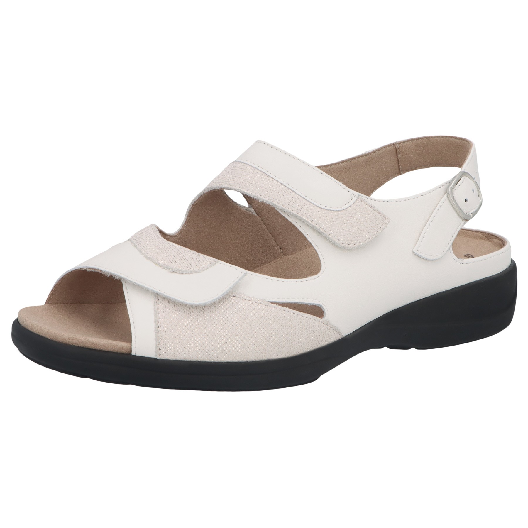 weiße sandale 3-4 ansicht