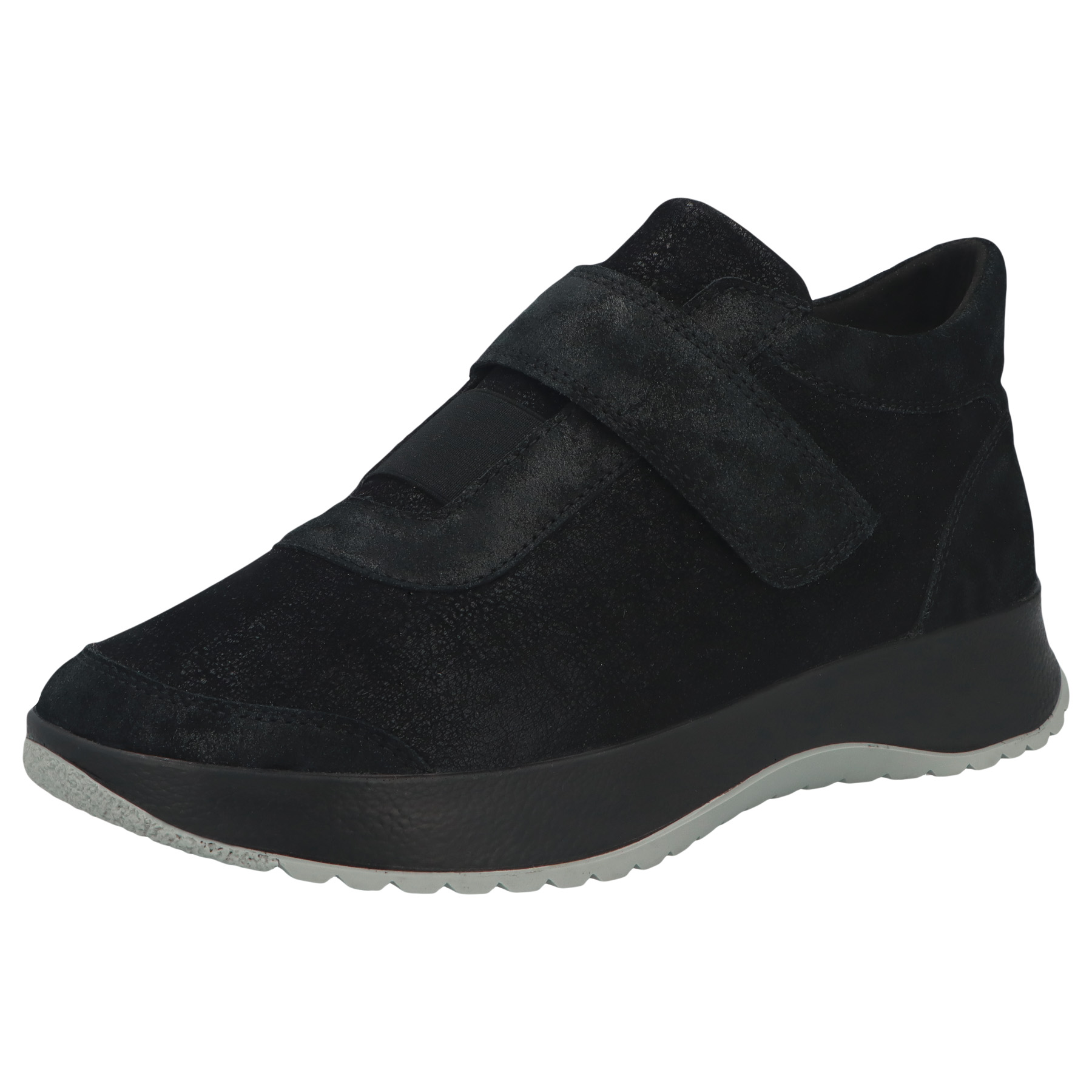 zenitschwarz Leder/Stretch