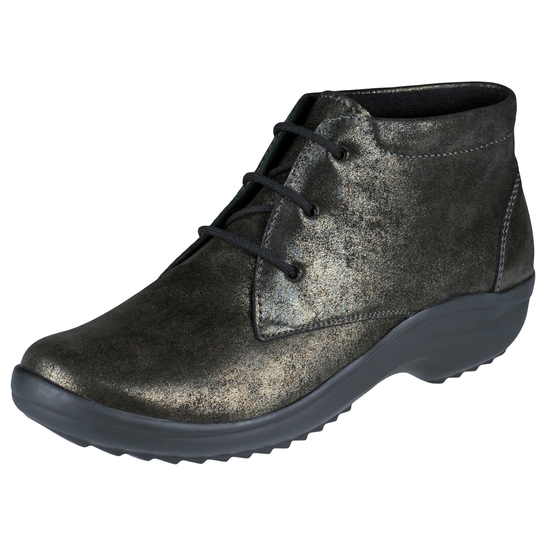 mehrfarbige stiefeletten 3-4 ansicht