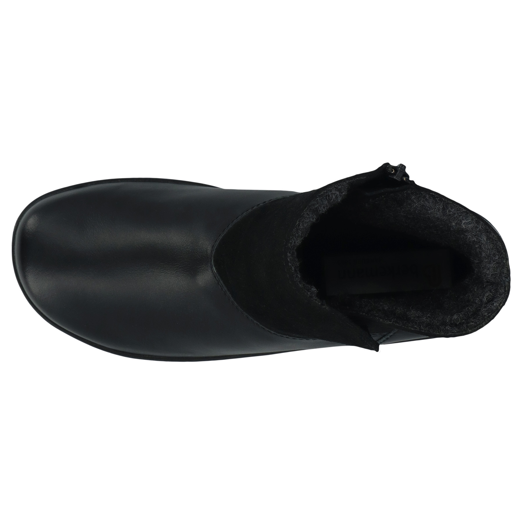 schwarze stiefeletten draufsicht