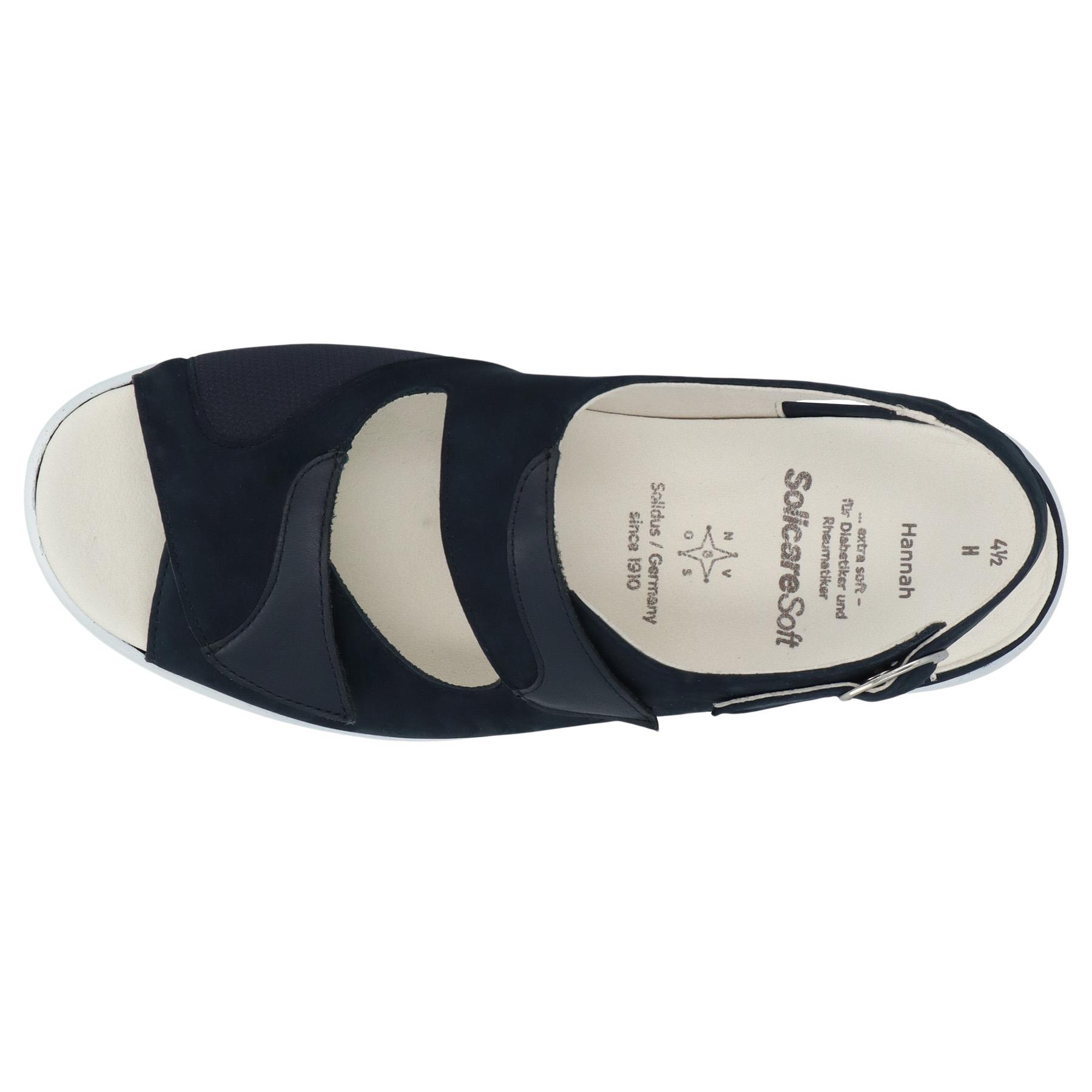 blaue sandale draufsicht