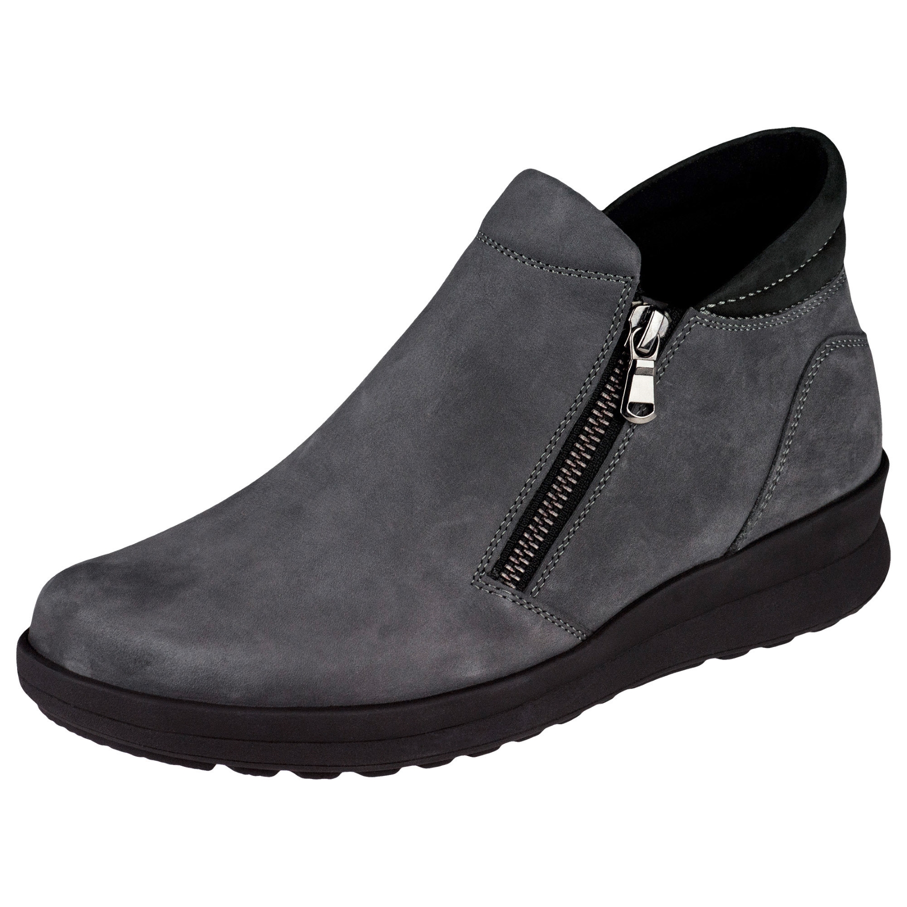 graue stiefeletten 3-4 ansicht