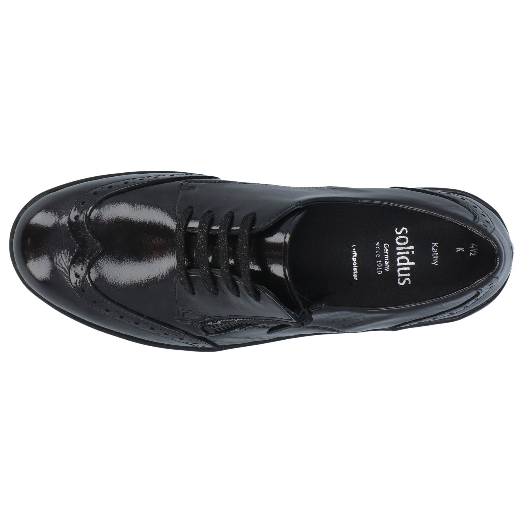 graue halbschuh draufsicht