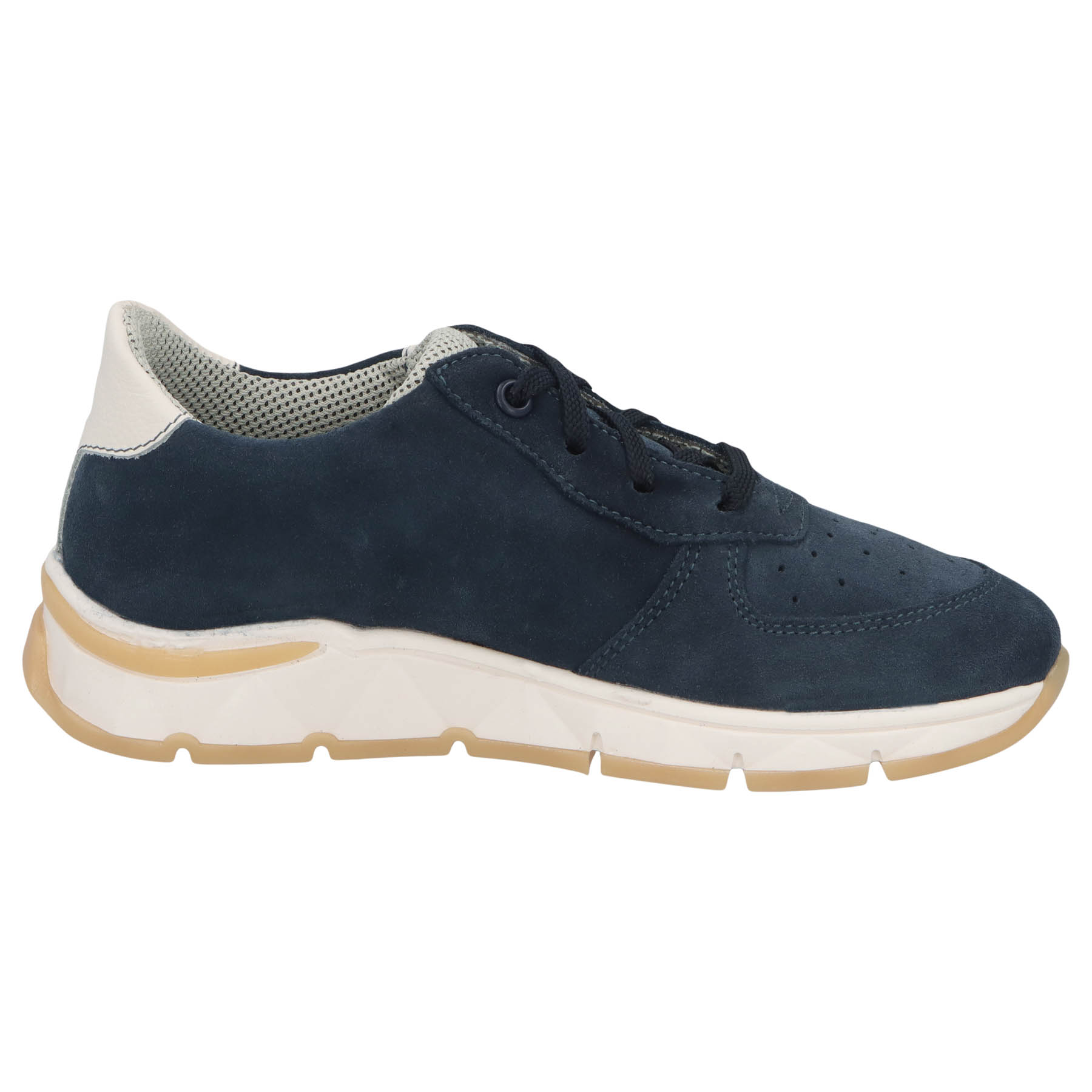 blaue sneaker seitenansicht rechts