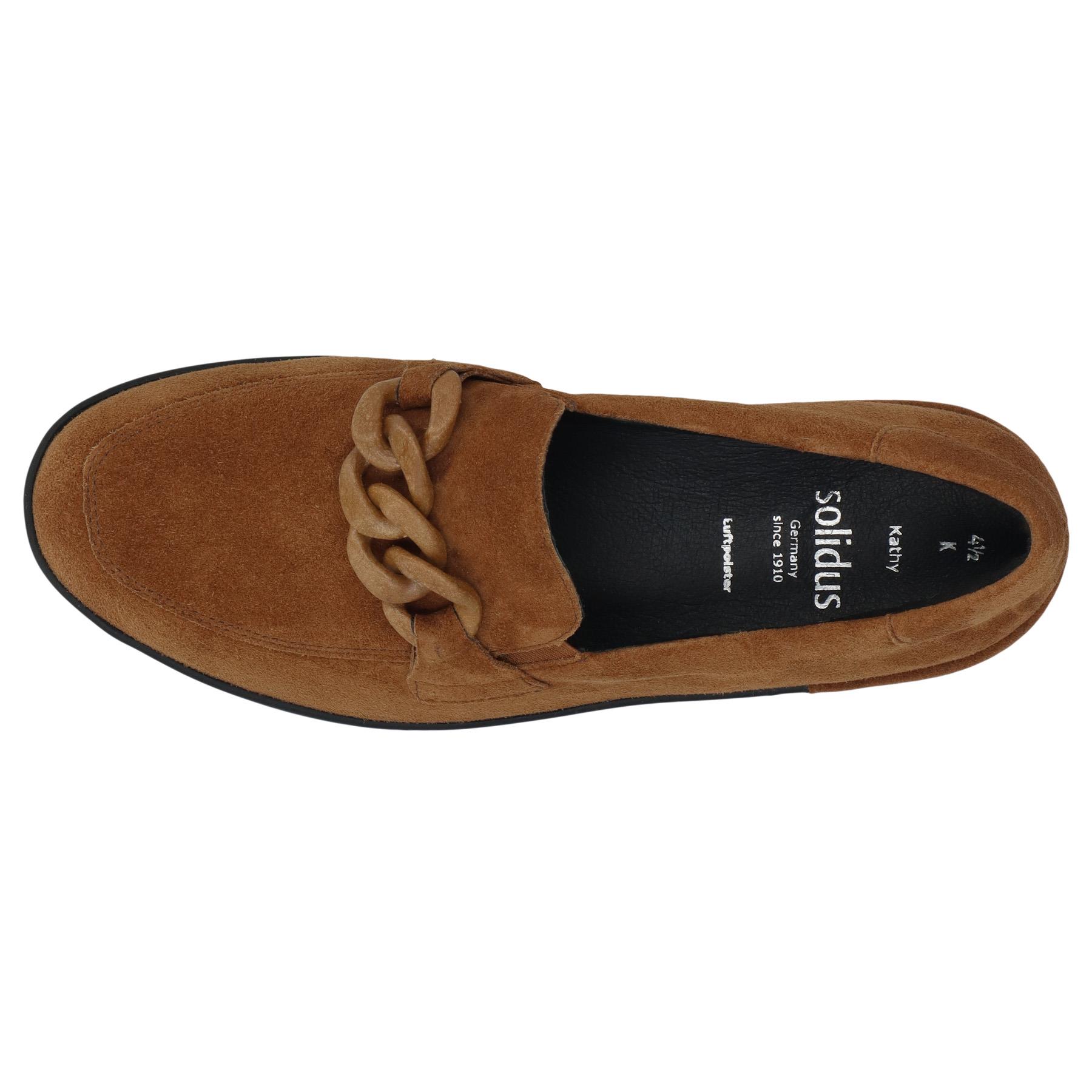 braune slipper draufsicht