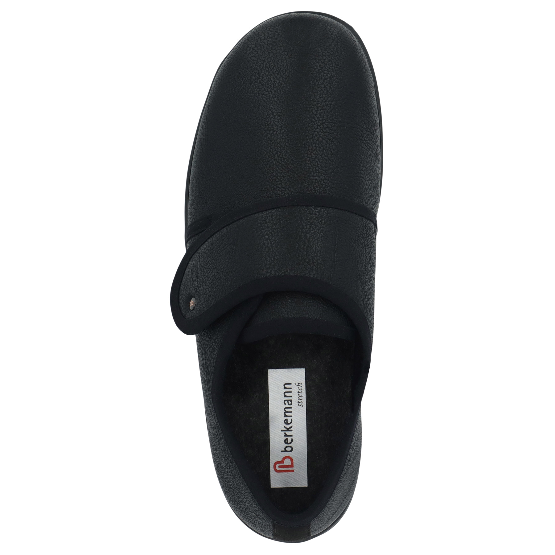 schwarze halbschuh draufsicht