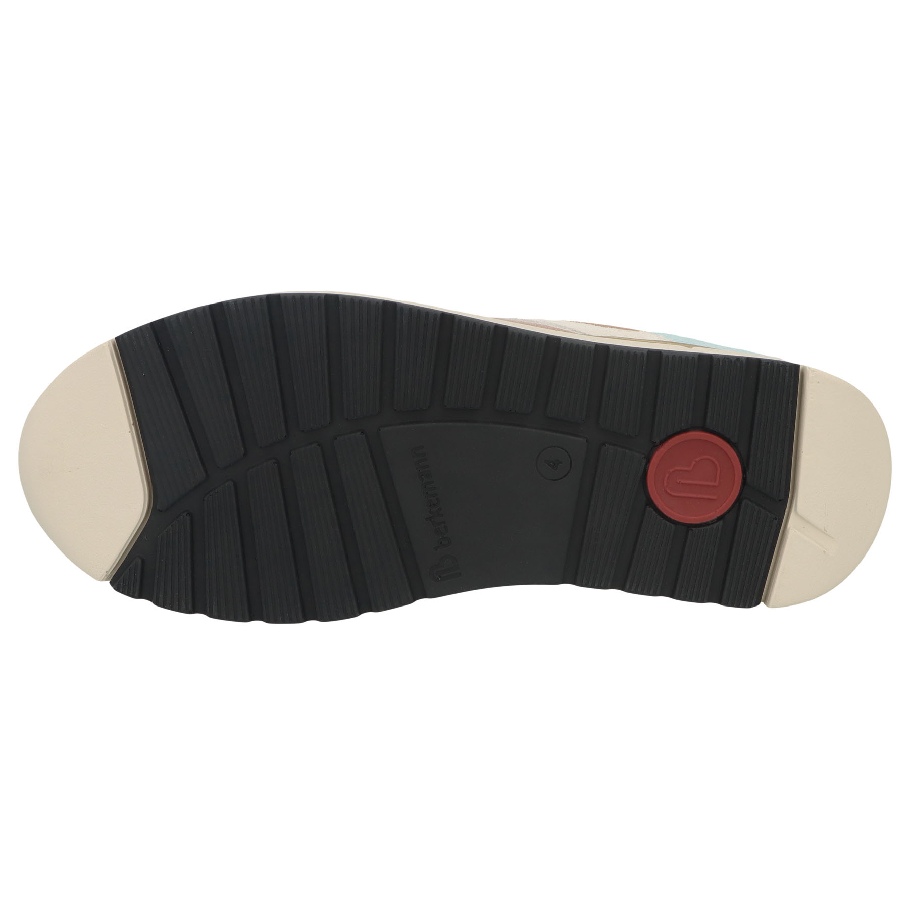 rote halbschuh sohlenansicht