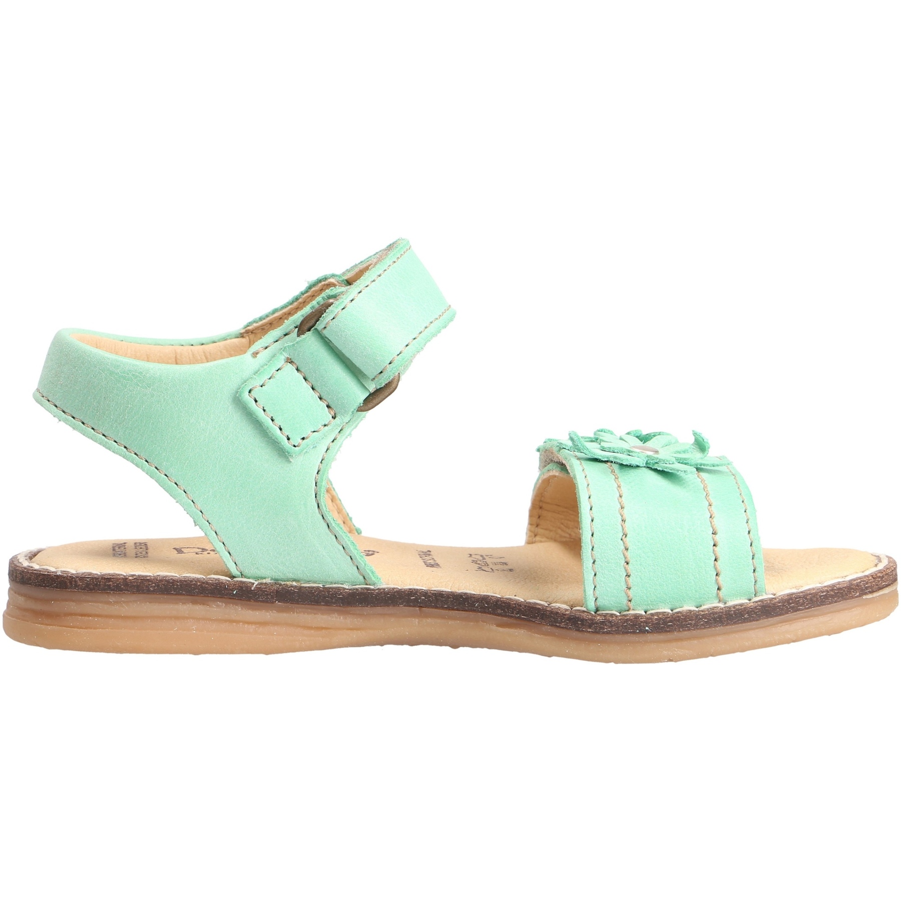 grüne sandale seitenansicht rechts