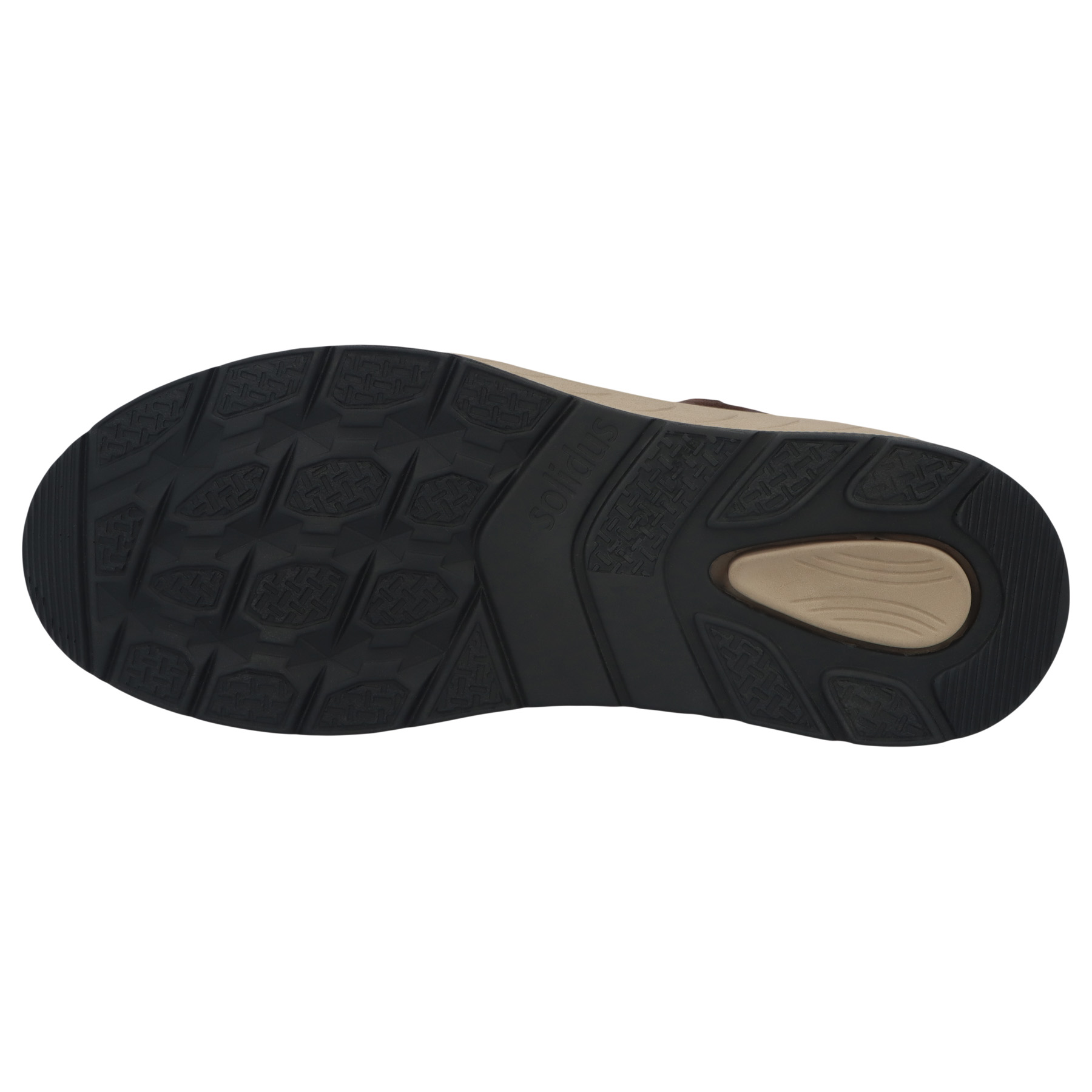 schwarze stiefel sohlenansicht