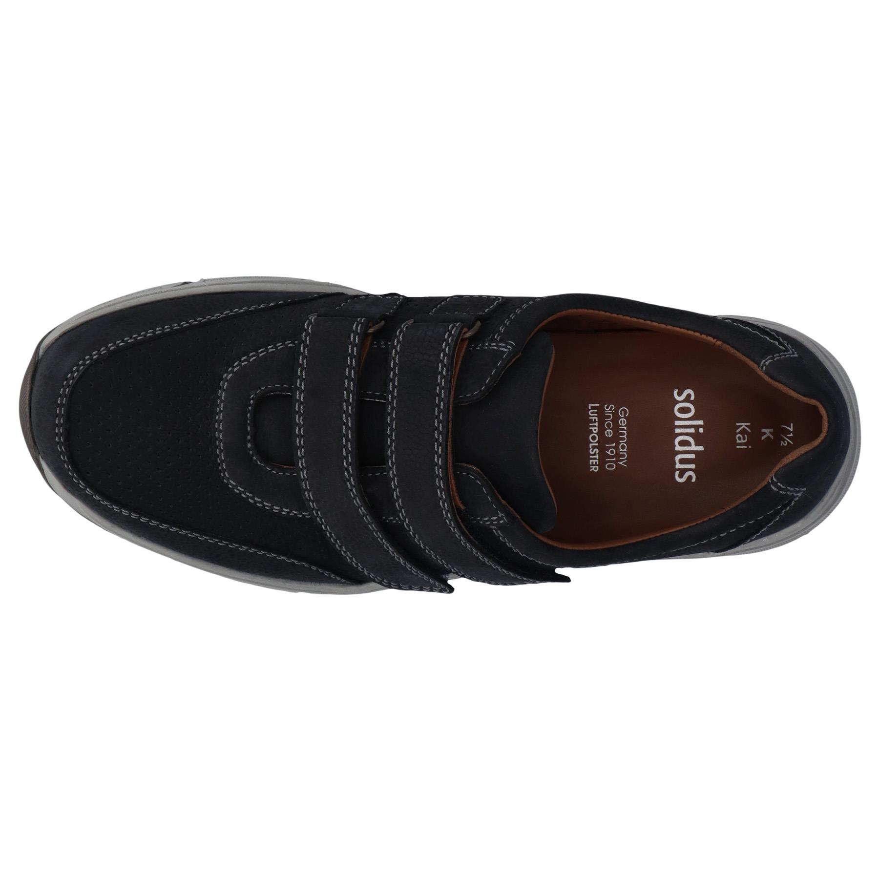 blaue halbschuh draufsicht