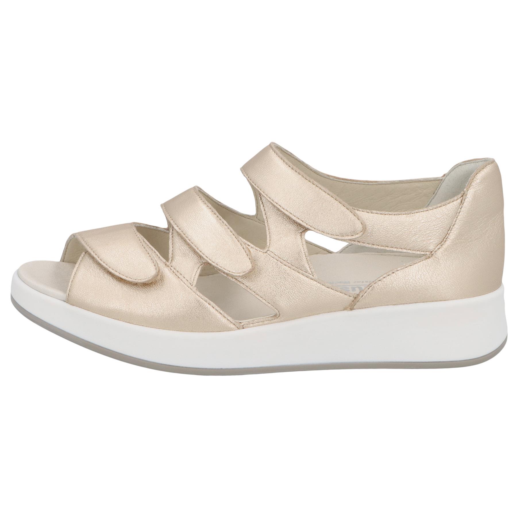 graue sandale seitenansicht links