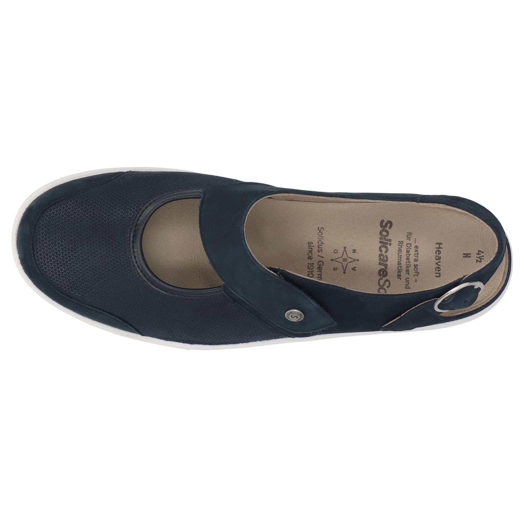 blaue halbschuh draufsicht